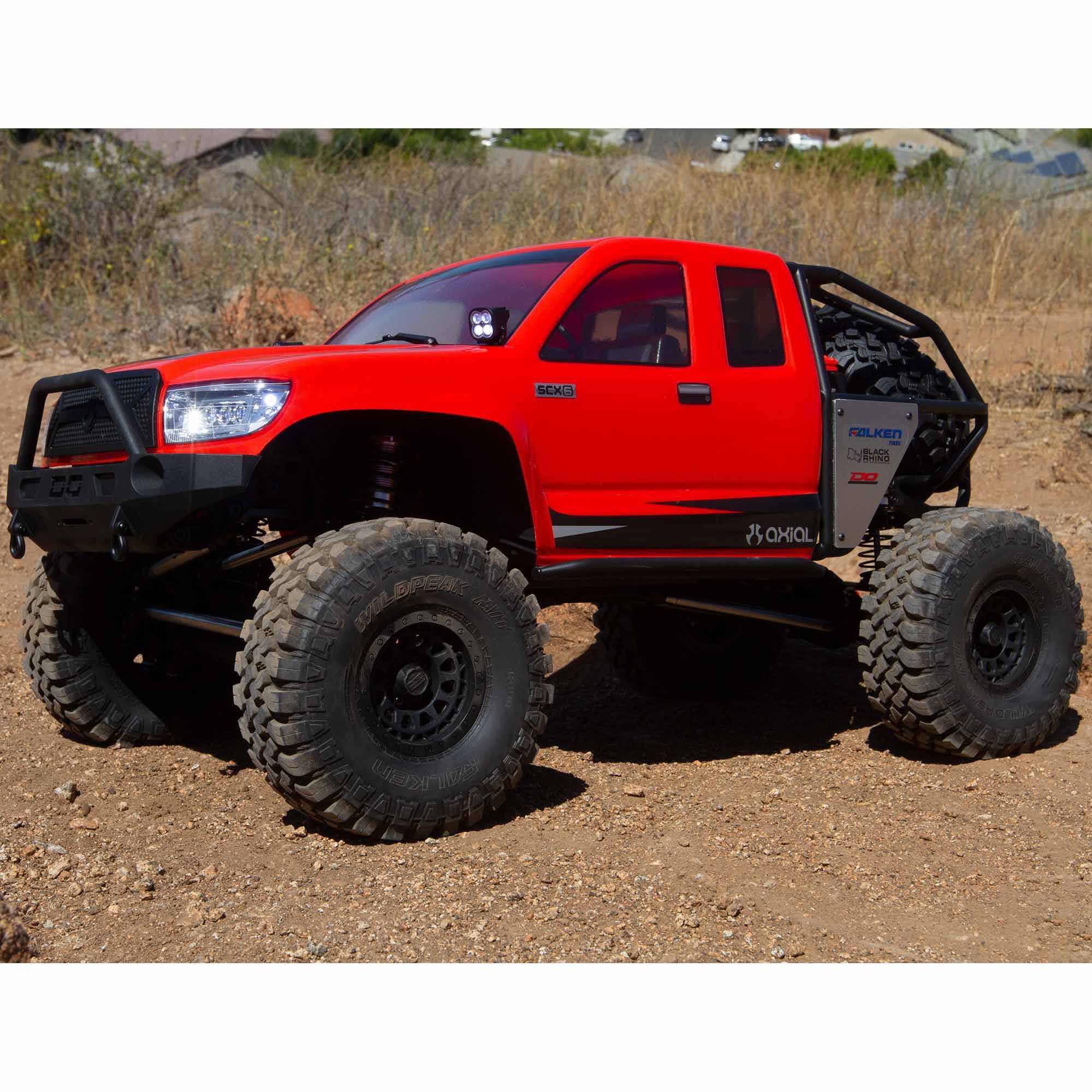 Axial 1/6 SCX6 Trail Honcho 4X4 RTR Brushed Rock Crawler, Red