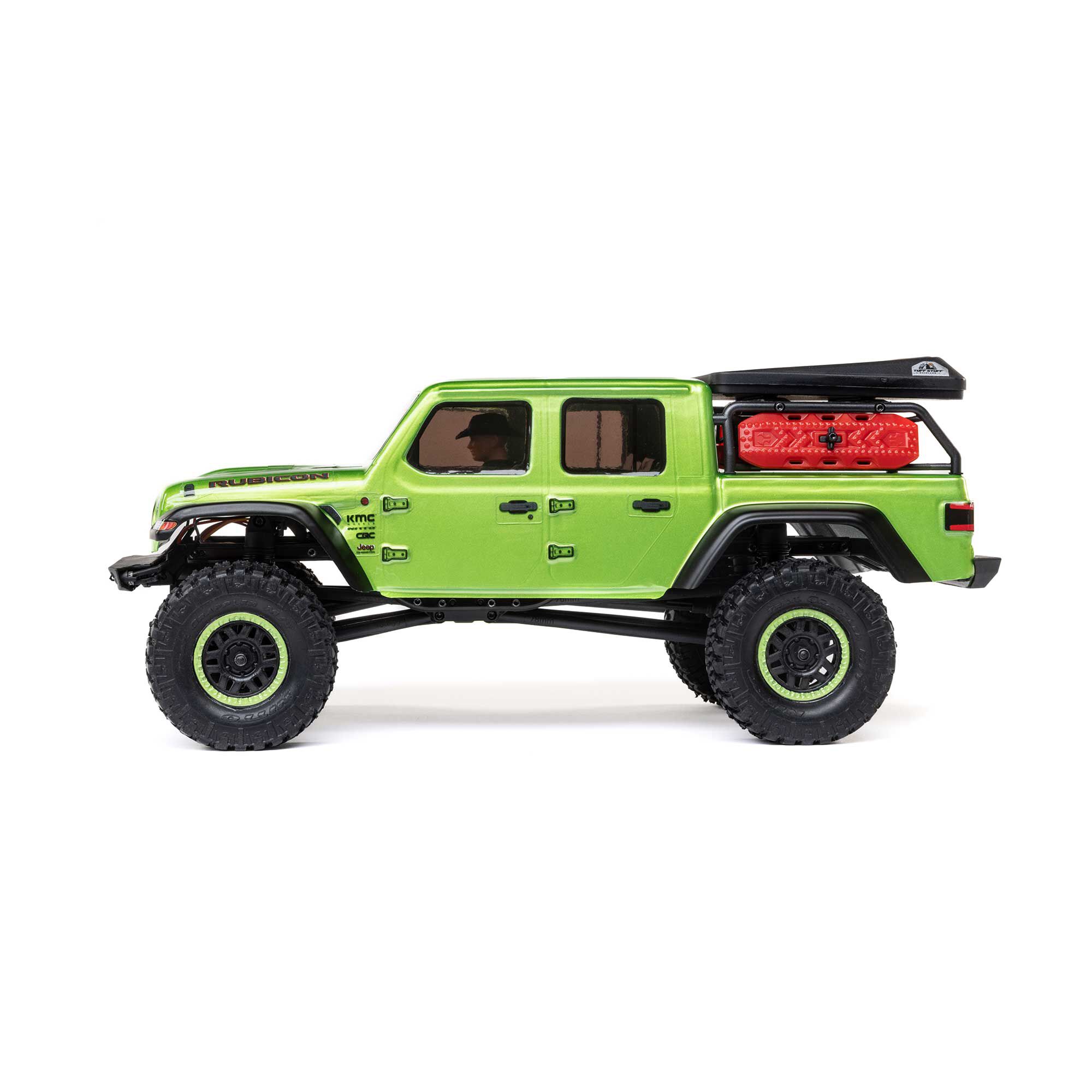 Axial 1/24 SCX24 Jeep JT Gladiator 4X4 RTR Brushed Rock Crawler (Battery & Charger Included), Green