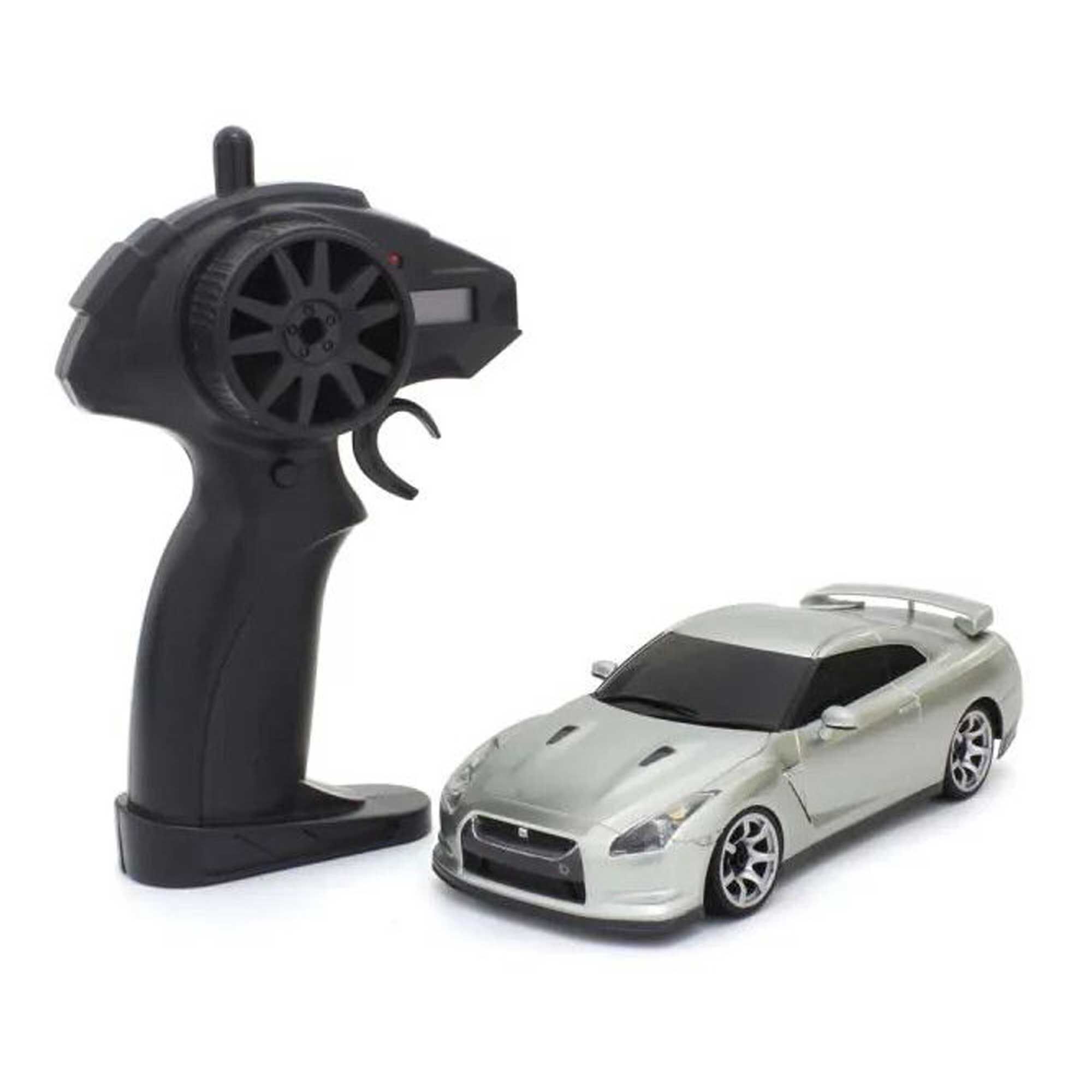 Kyosho 1/28 Nissan GTR (R35) 2WD On-Road First Mini-Z RTR, Silver