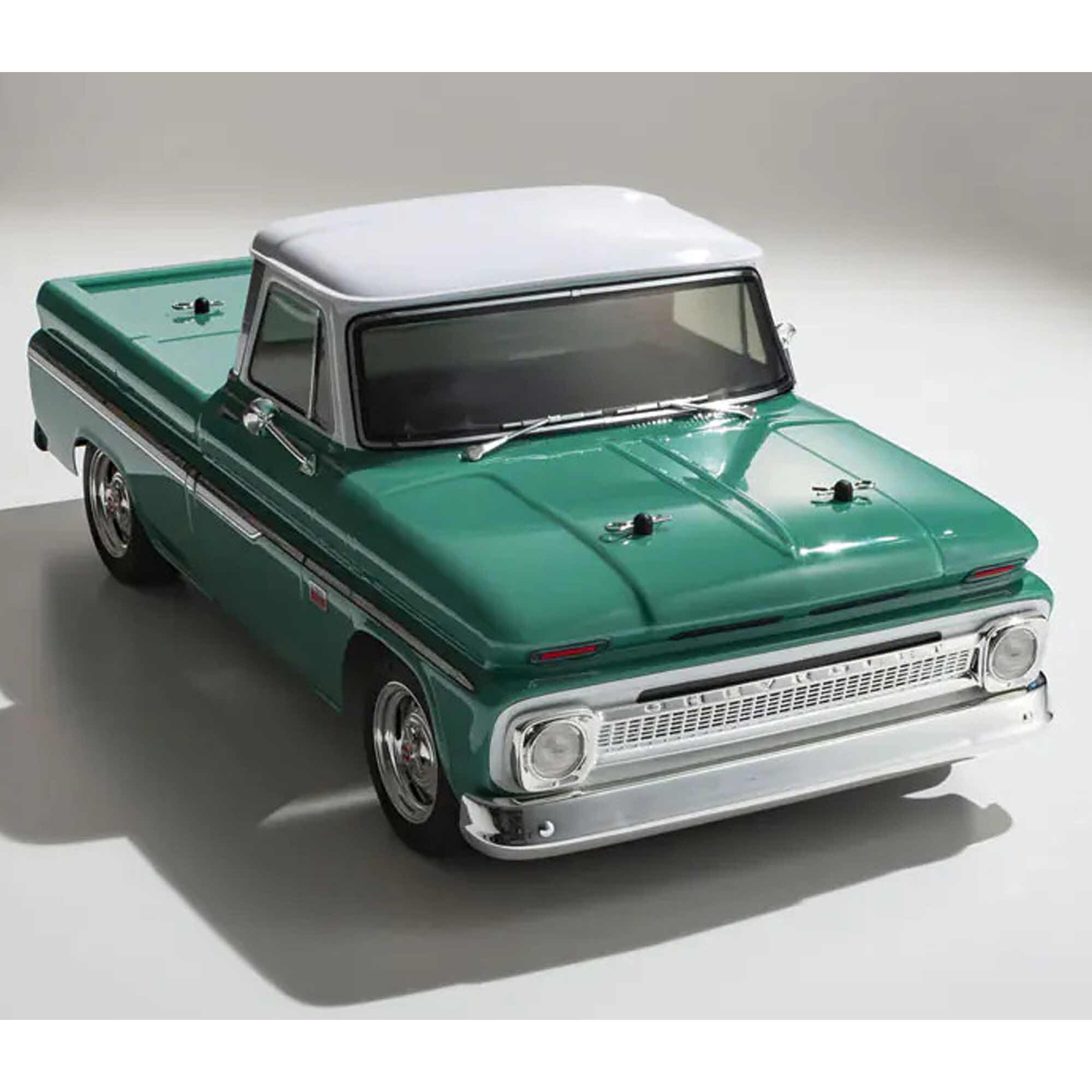 Kyosho 1/10 FAZER Mk2 FZ02L 1966 Chevy C10 Fleetside 4WD Pickup, Light Green