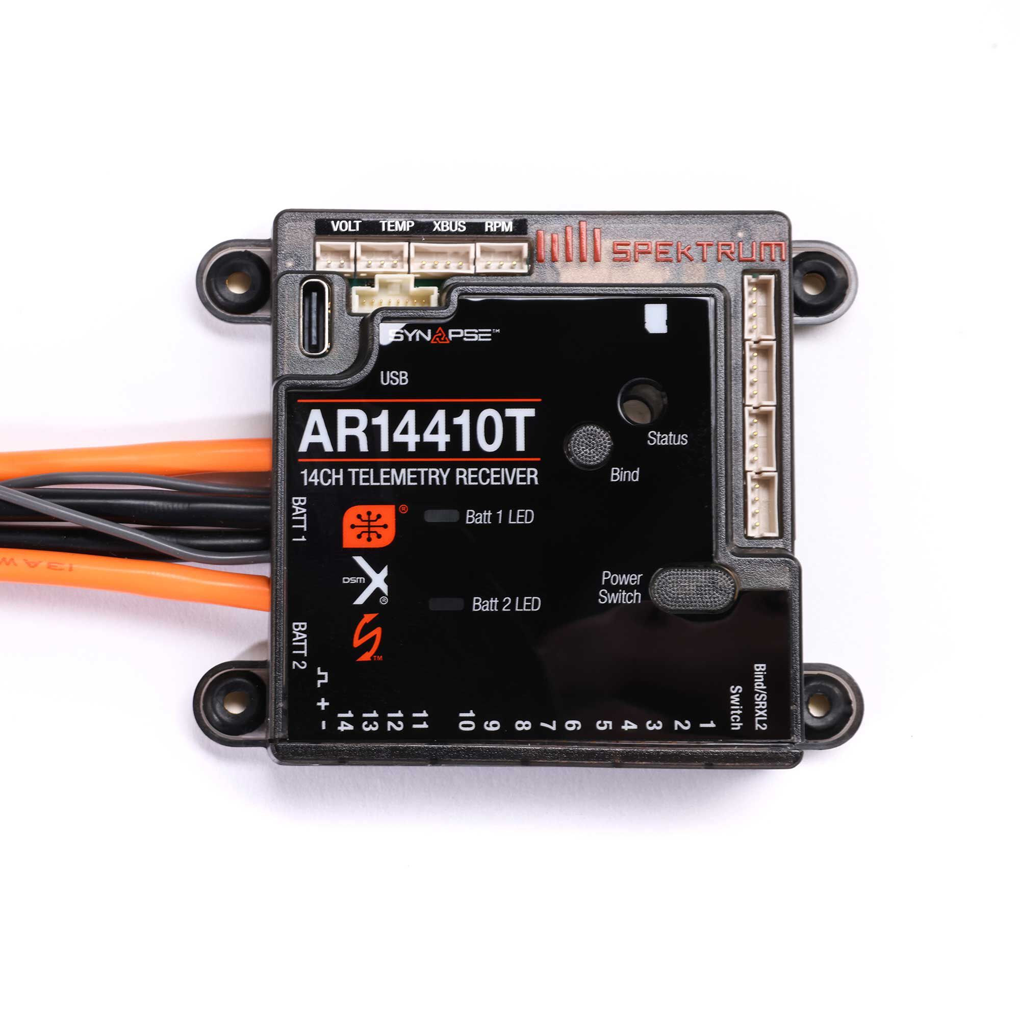 Spektrum AR14410T 14-Channel PowerSafe Telemetry Receiver