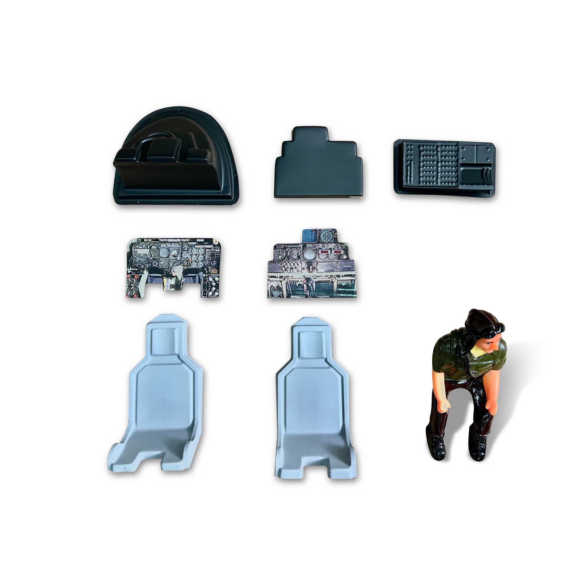 Hangar 9 Cockpit Hatch Parts: OV-10 Bronco 20cc