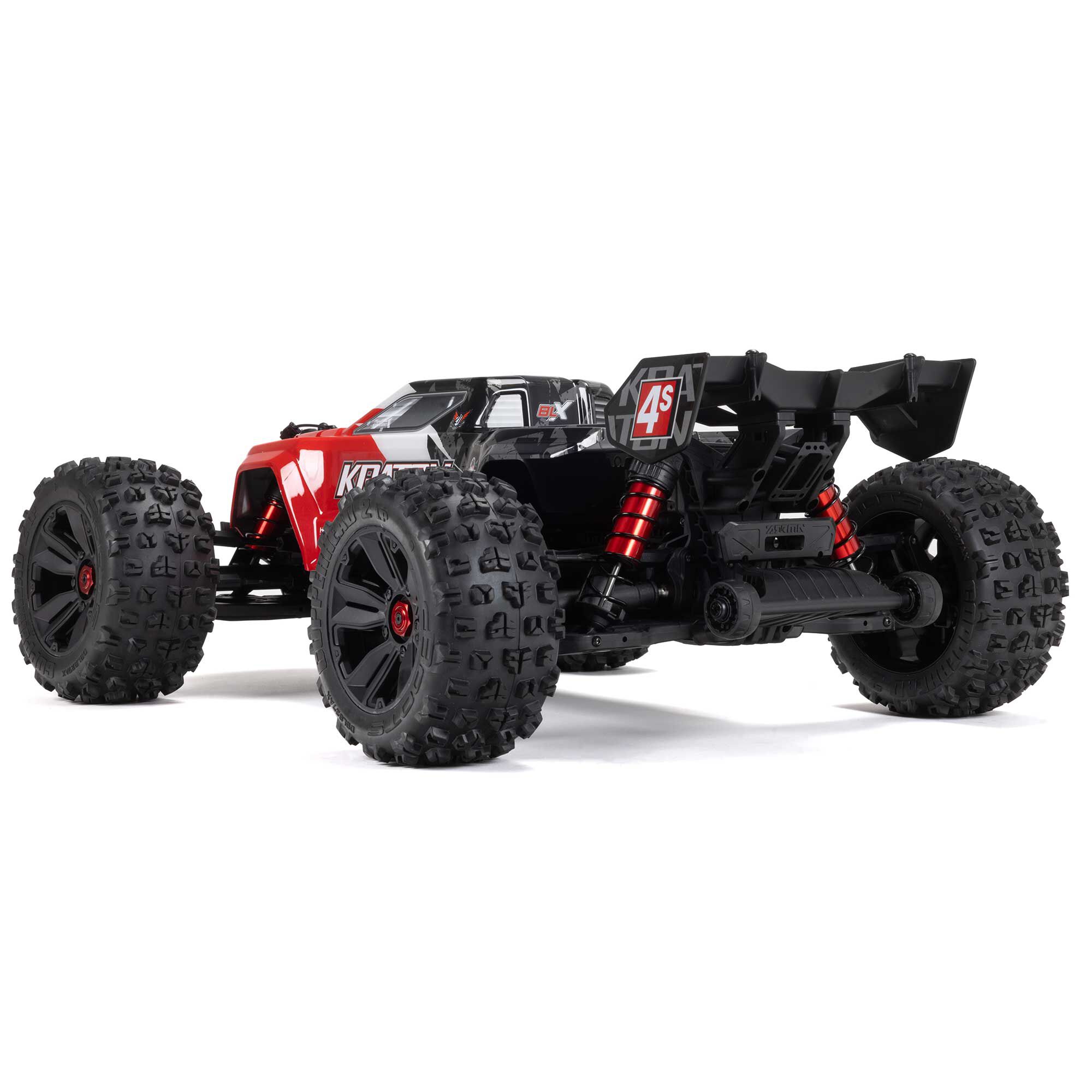 ARRMA 1/10 KRATON 4S 4X4 RTR Brushless Speed Truck, Red