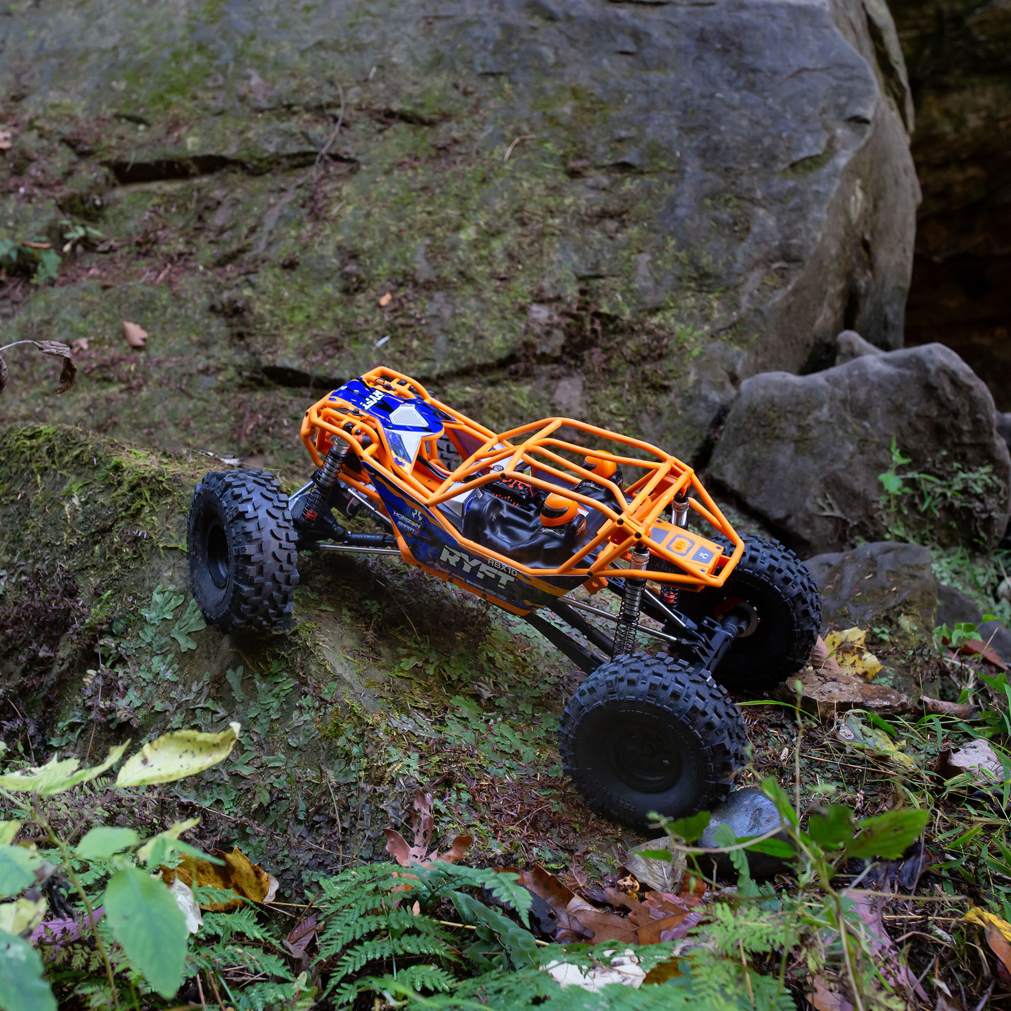 Axial 1/10 RBX10 Ryft 4X4 RTR Brushless Rock Bouncer, Orange