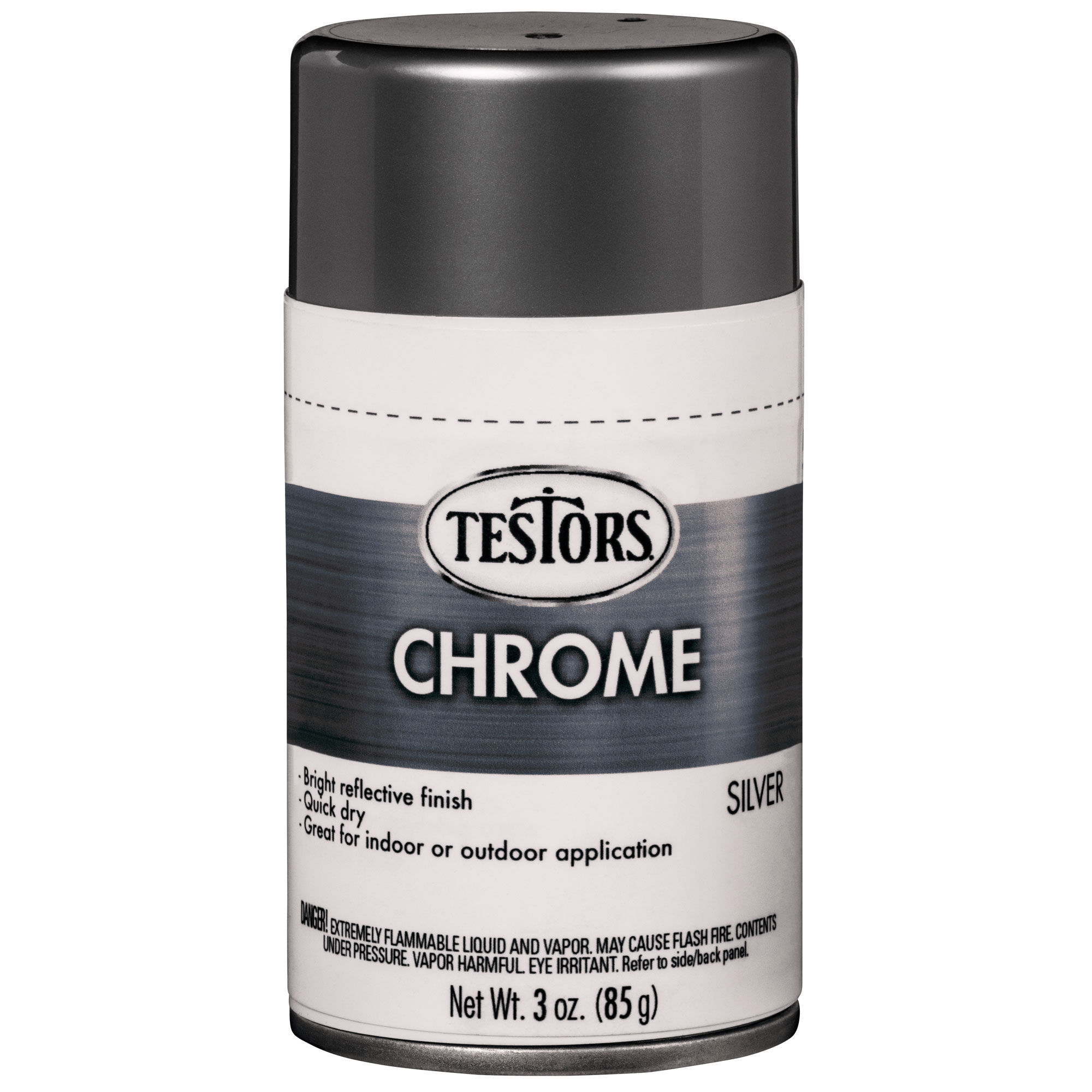 Testor Corp. Testors Craft 3oz Chrome Spray, Silver