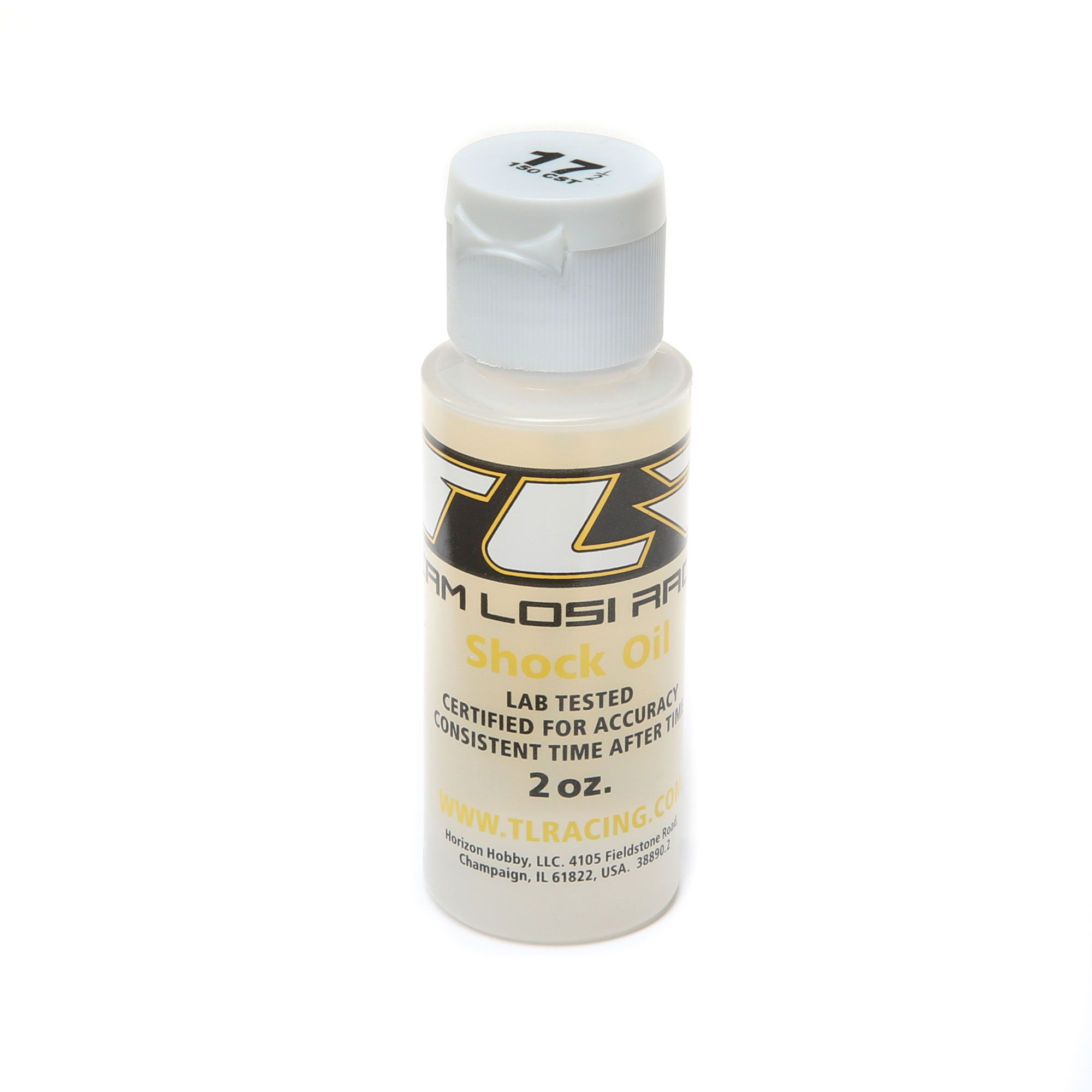 Team Losi Racing Silicone Shock Oil, 17.5WT, 150CST, 2oz
