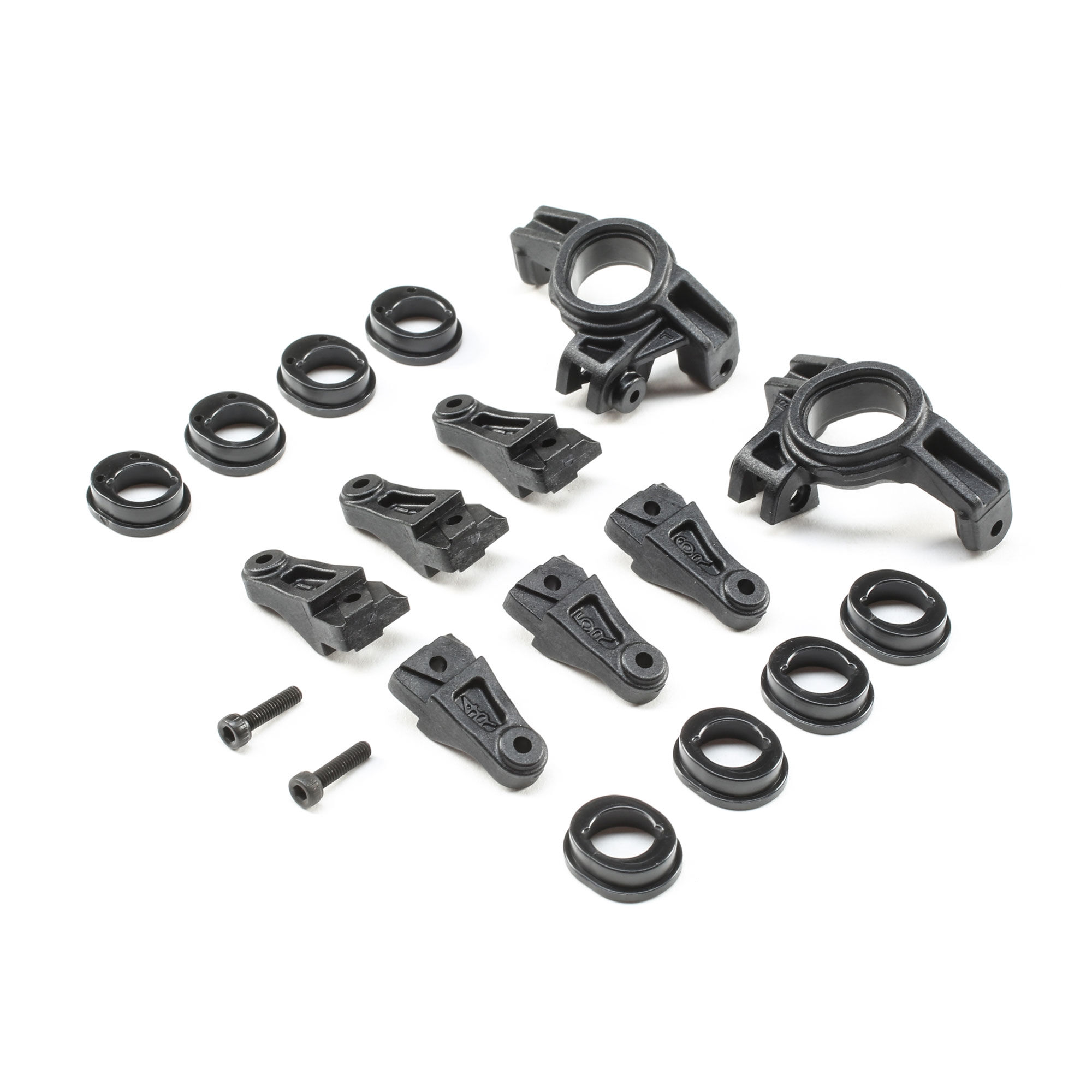 Team Losi Racing Front Spindle Set: 22 5.0