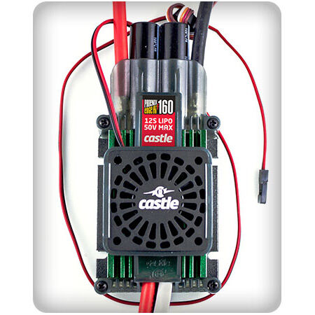 Castle Creations Phoenix Edge HVF 160-Amp Brushless ESC with Fan, 3S-12S