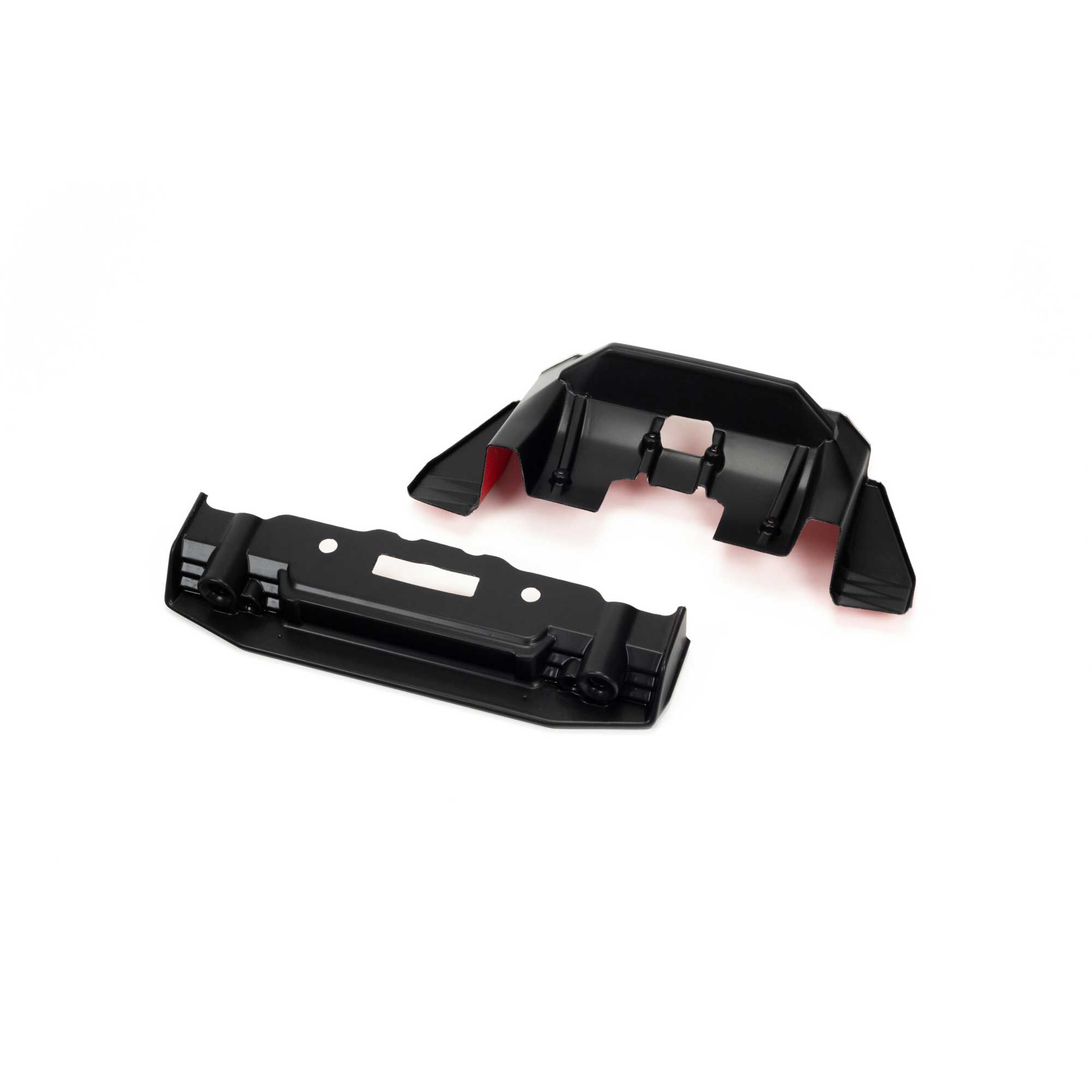 ARRMA 1/7 Painted Splitter And Diffuser, Black and Red: FELONY 6S BLX