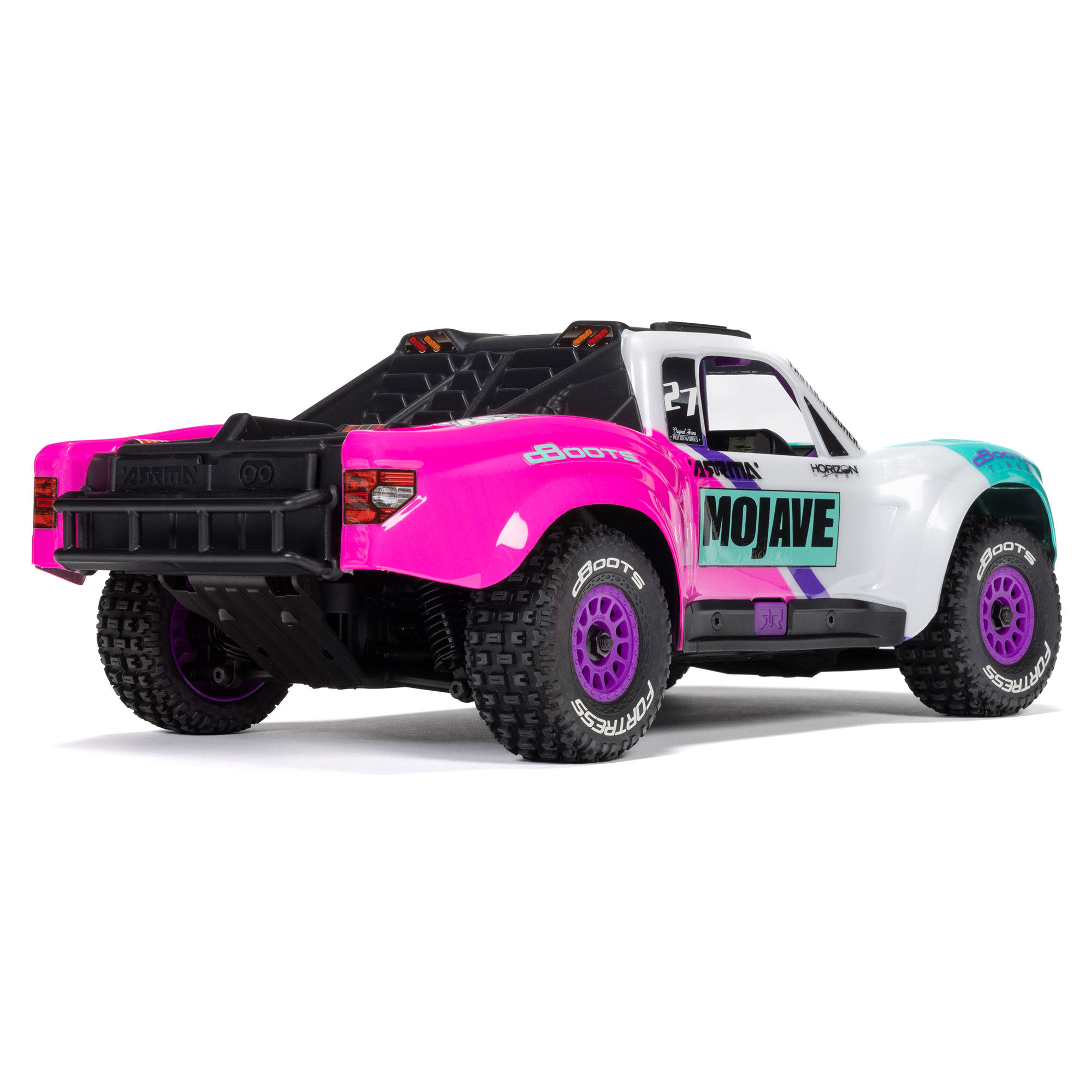 ARRMA 1/16 MOJAVE GROM 223S DSC 4X4 RTR Brushless Desert Truck, Teal (Battery & Charger Included)