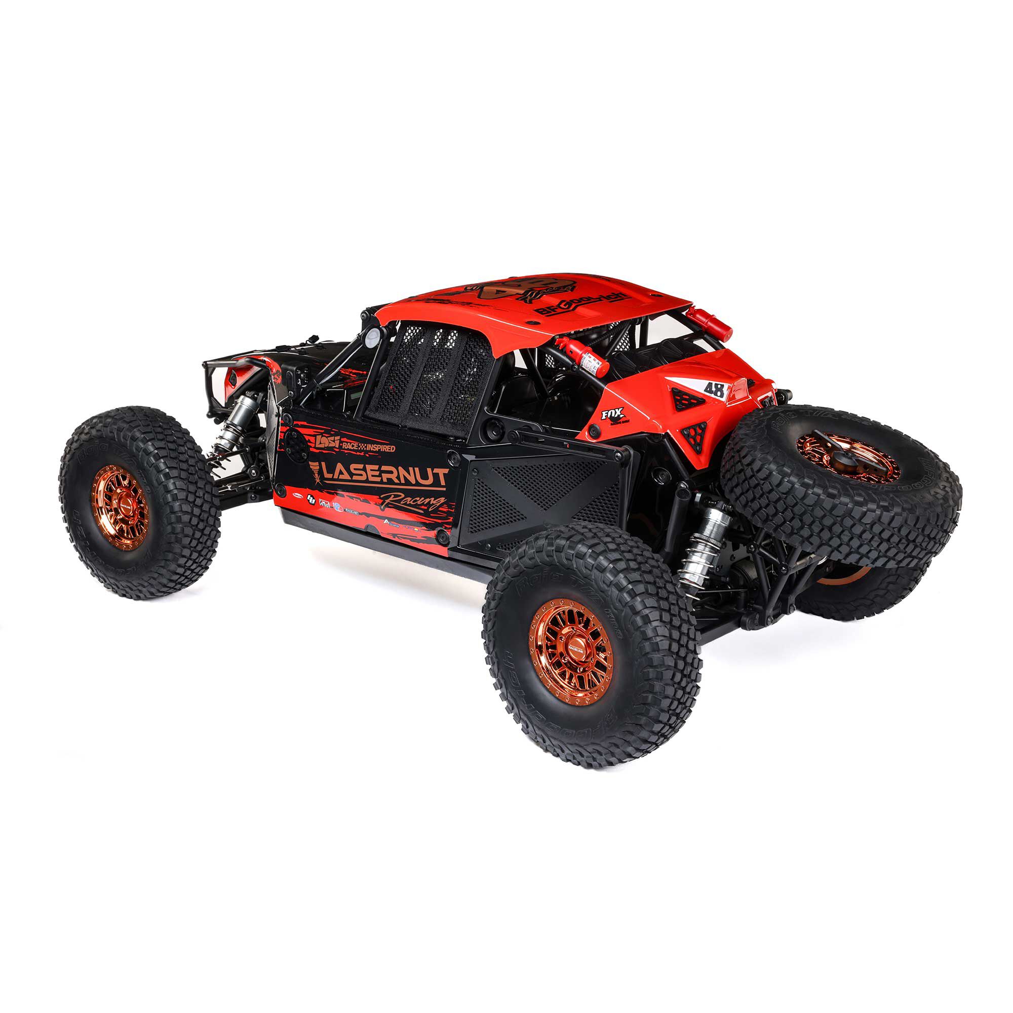 Losi 1/6 8IGHT Super Lasernut 6S 4X4 RTR Brushless Desert Buggy, Red