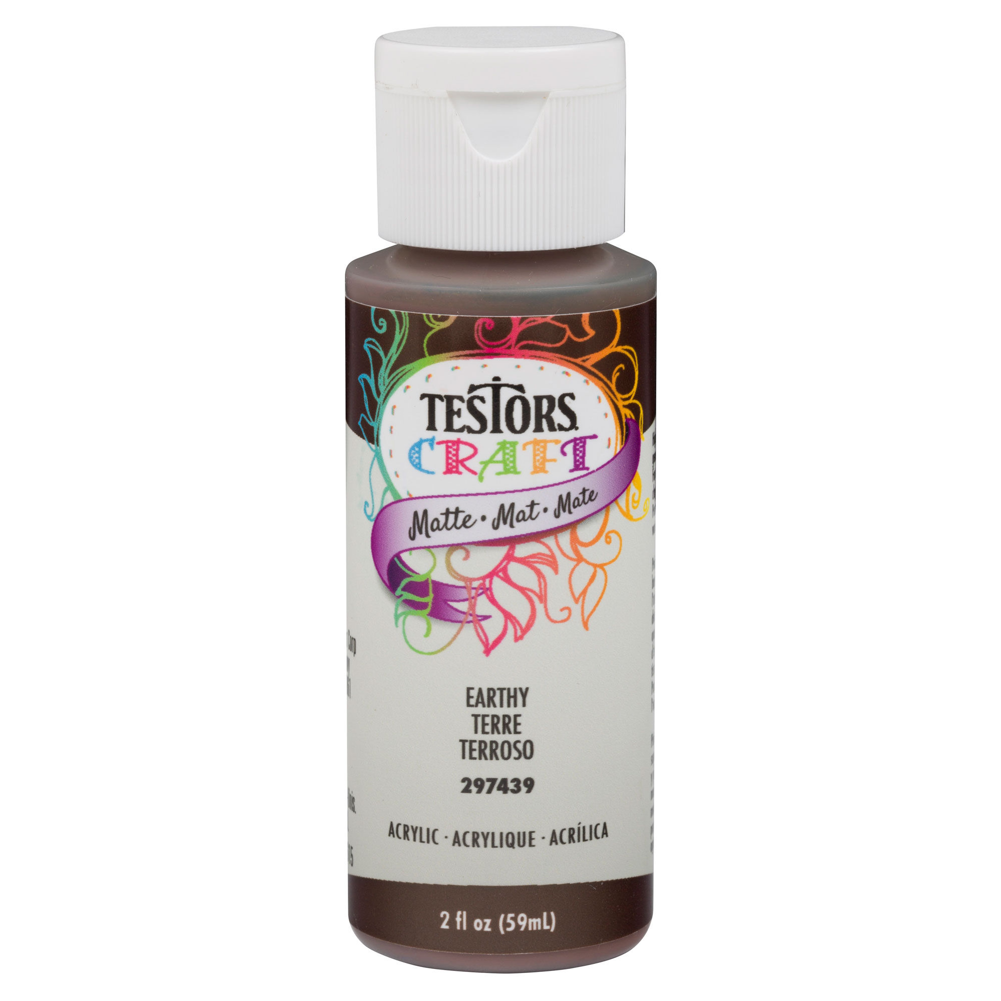 Testor Corp. Testors 2oz Acrylic Craft Paint, Satin Earthy