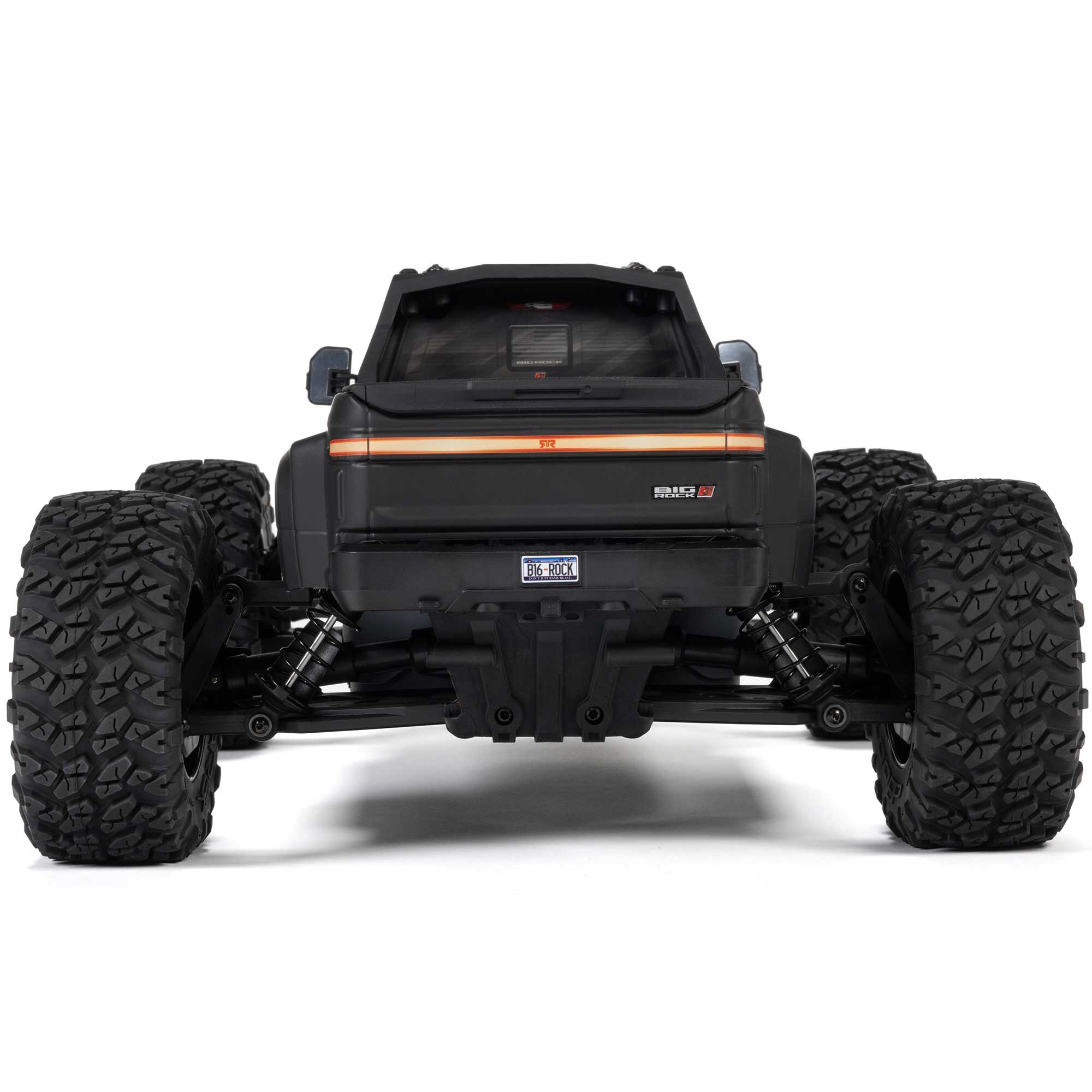 ARRMA 1/10 BIG ROCK 223S DSC 4X4 RTR Brushless Monster Truck, Black