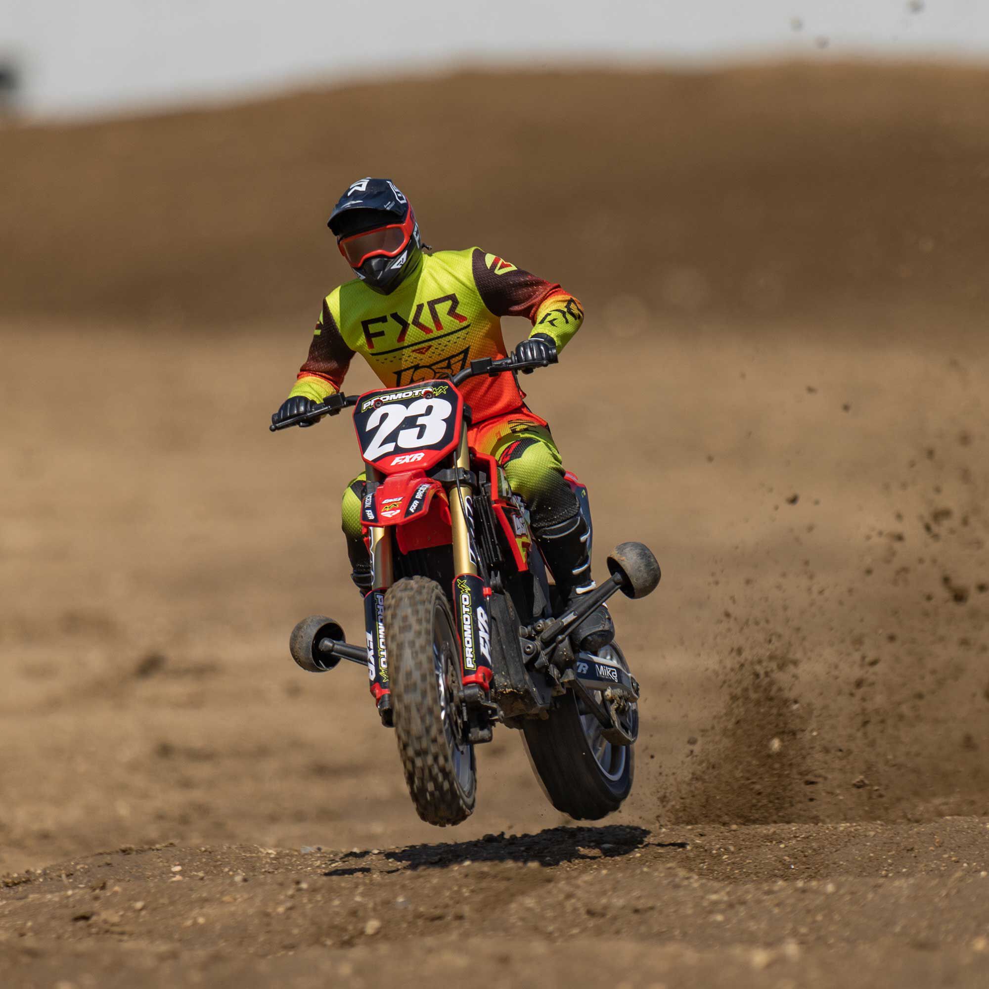 Losi 1/4 Promoto-MX FXR 2S RTR Brushless Motorcycle, Red