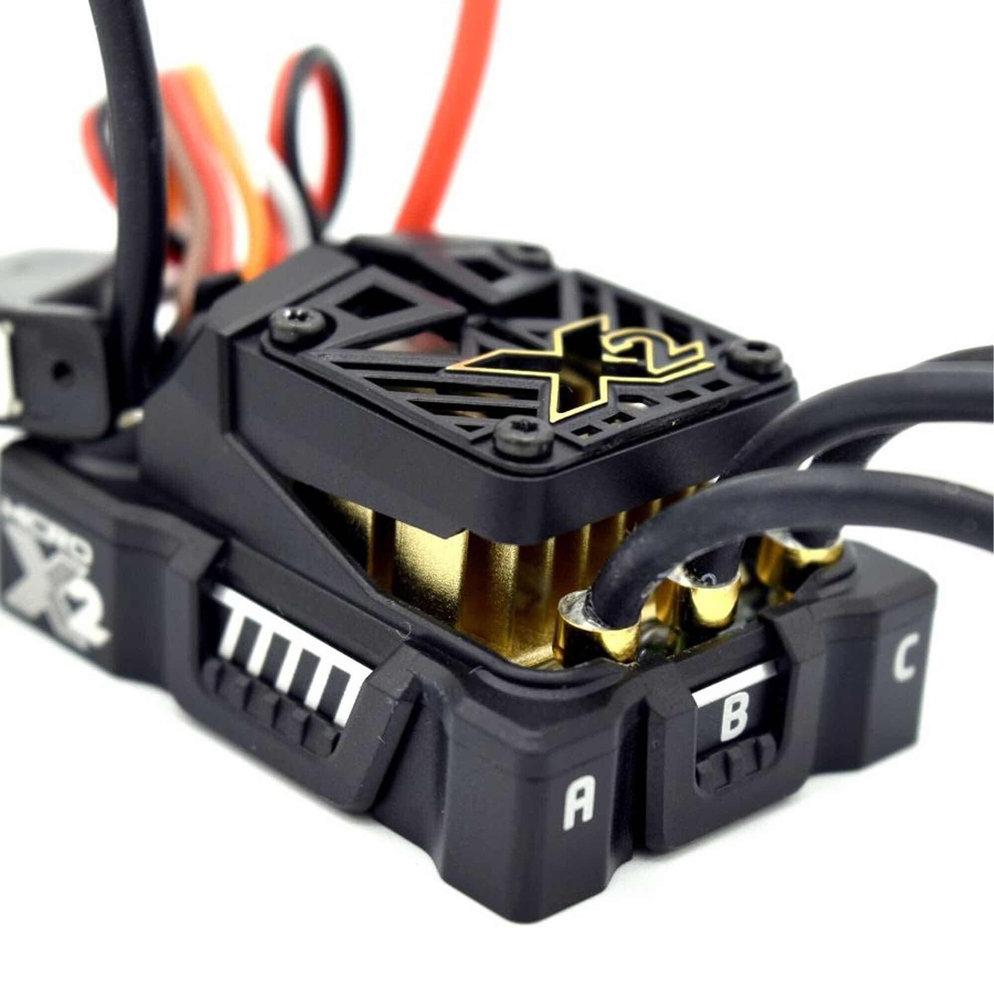 Castle Creations Mamba Micro X2, 16.8V, Waterproof Sensored ESC W1406-2850KV Combo
