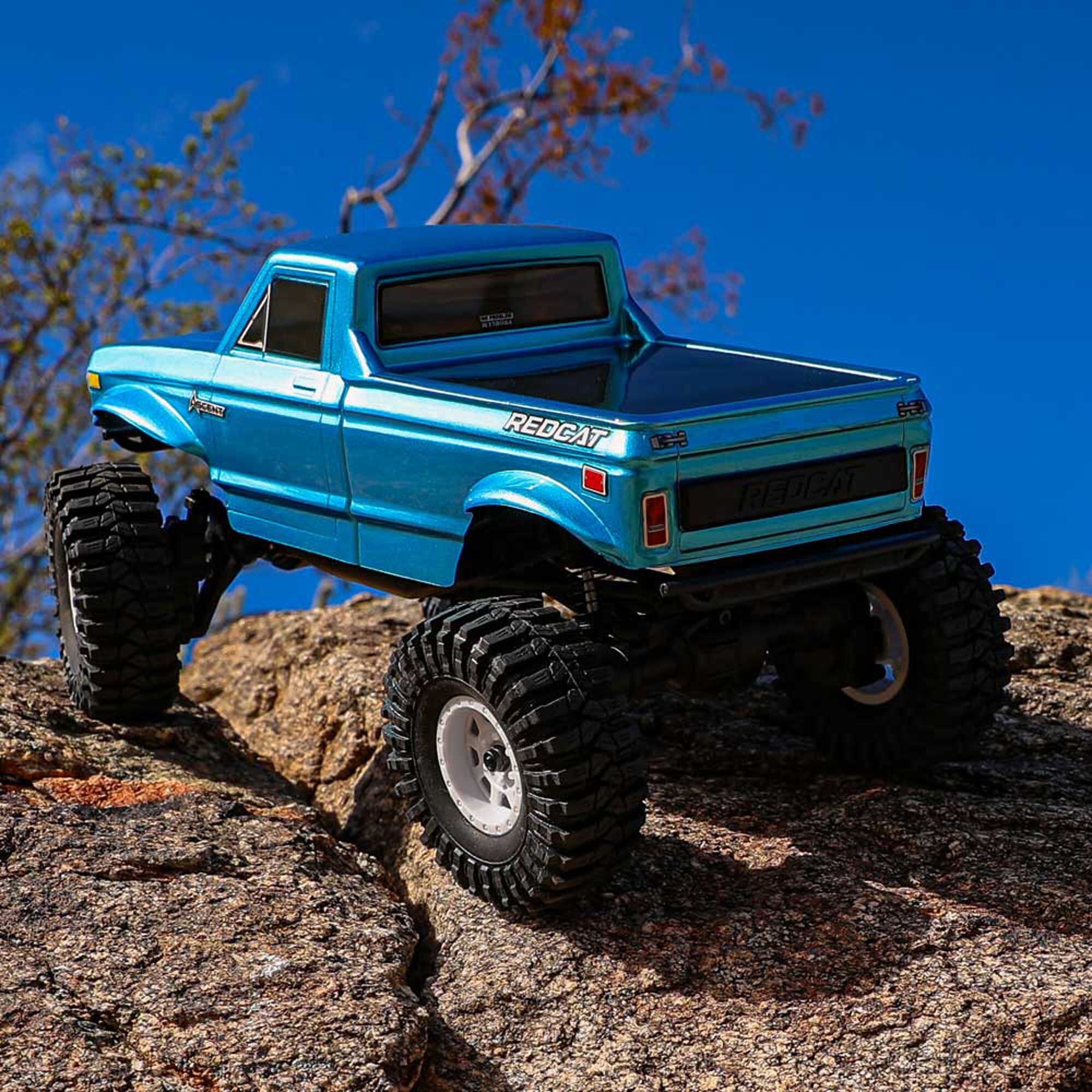 Redcat Racing 1/18 Ascent-18 4x4 Brushed Electric Rock Crawler RTR, Blue