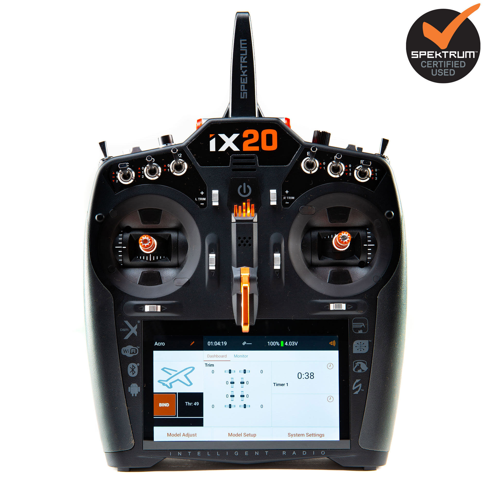 Spektrum iX20 20-Channel DSMX Spektrum Certified Transmitter Only