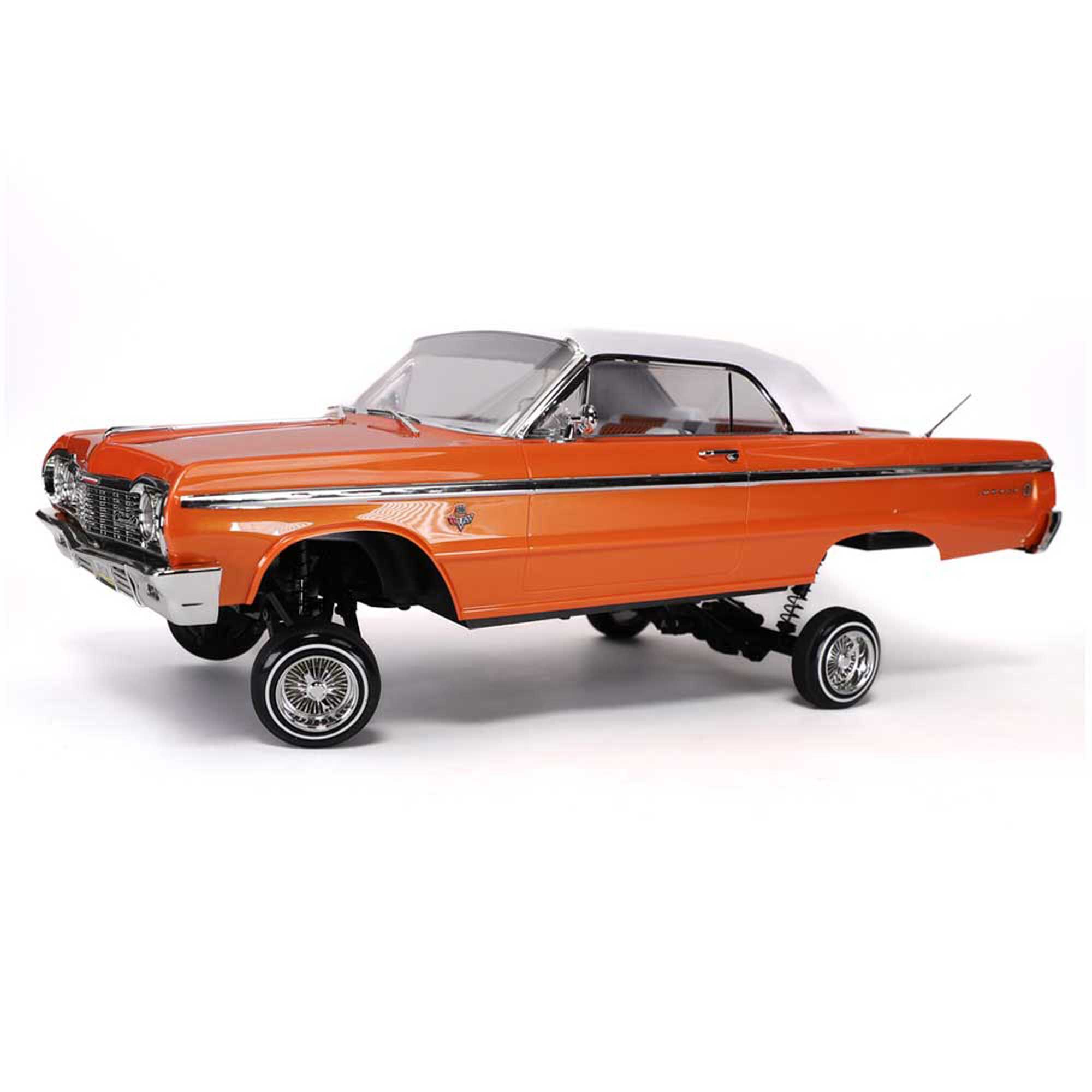 Redcat Racing 1/10 SixtyFour Chevrolet Impala Hopping Lowrider, Orange/White