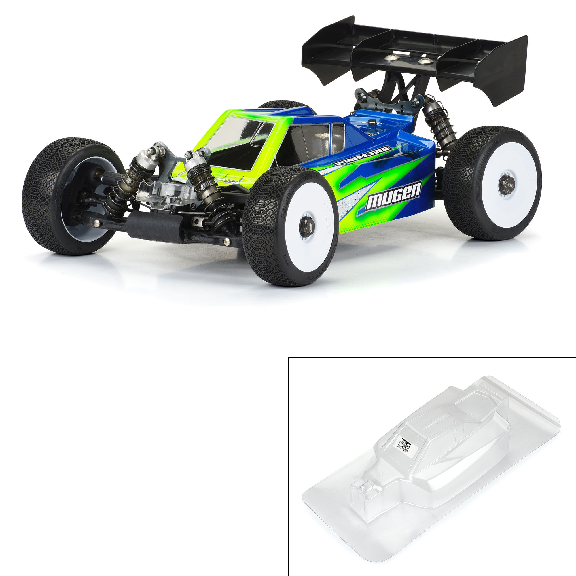 Pro-Line Racing 1/8 Sector Clear Body: Mugen MBX8/MBX8R