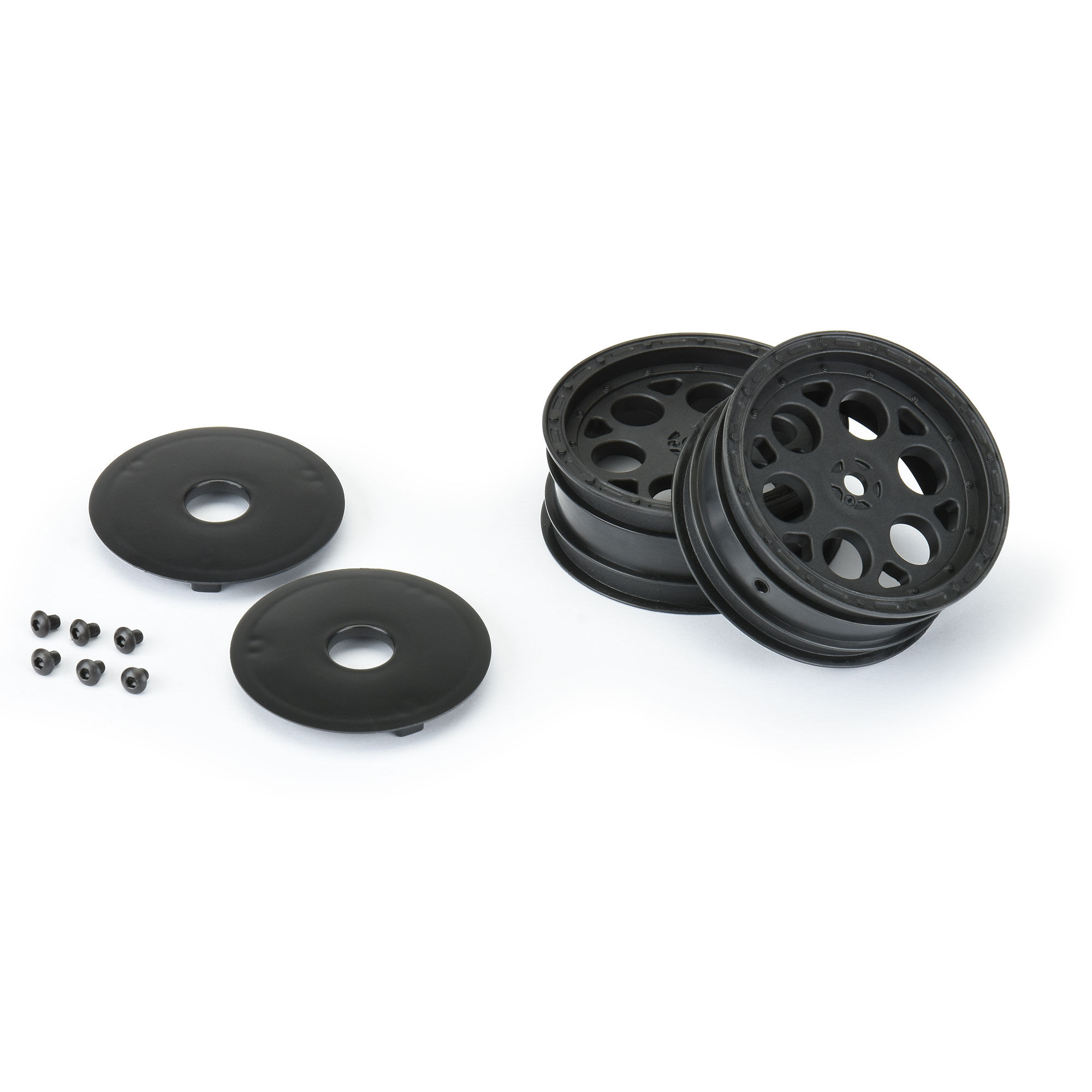 Pro-Line Racing 1/10 Showtime Front 2.2" 12mm Sprint Car Wheels (2) Black