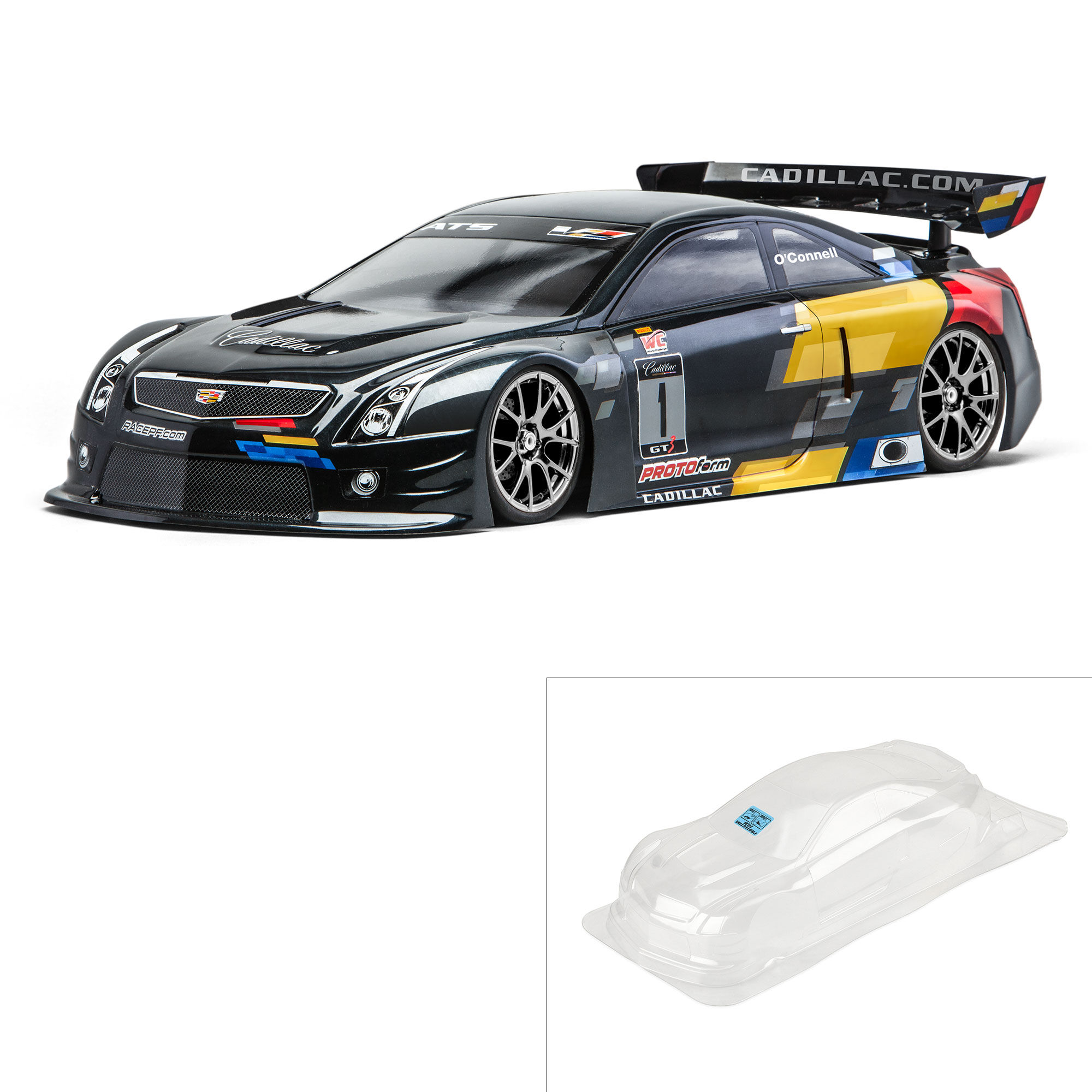 PROTOform 1/10 Cadillac ATS-V.R Clear Body: 190mm Touring Car