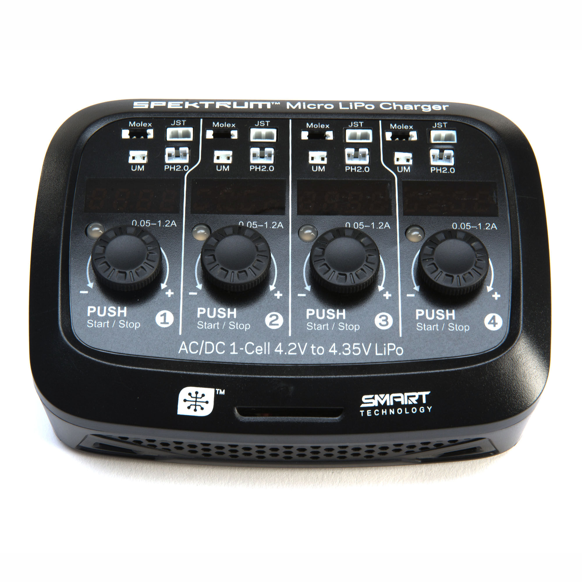 Spektrum S44 Micro 4-port AC/DC 1S LiPo Charger