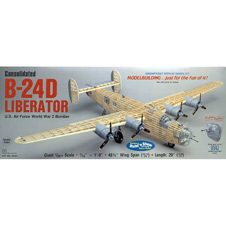 Guillow Consolidated B-24D Liberator, 48.5"
