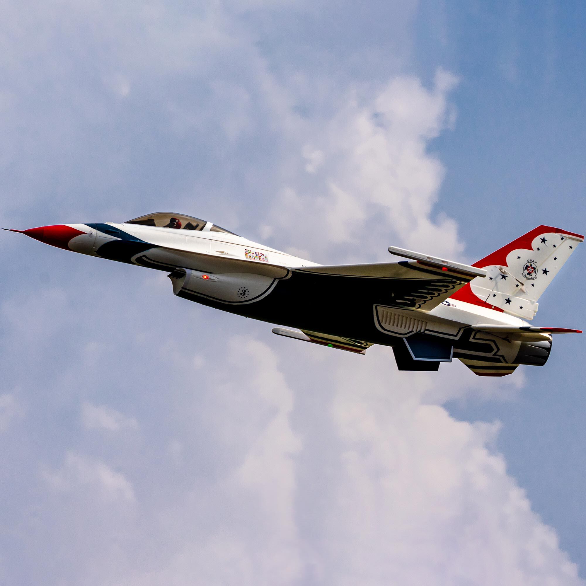 E-flite F-16 Thunderbirds 80mm EDF BNF Basic with AS3X and SAFE Select