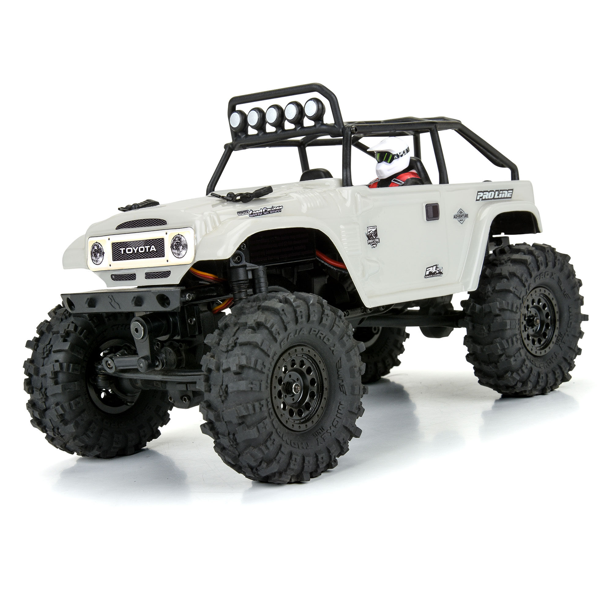 Pro-Line Racing 1/24 1979 Toyota Land Cruiser FJ40 Clear Body with Trail Cage: SCX24