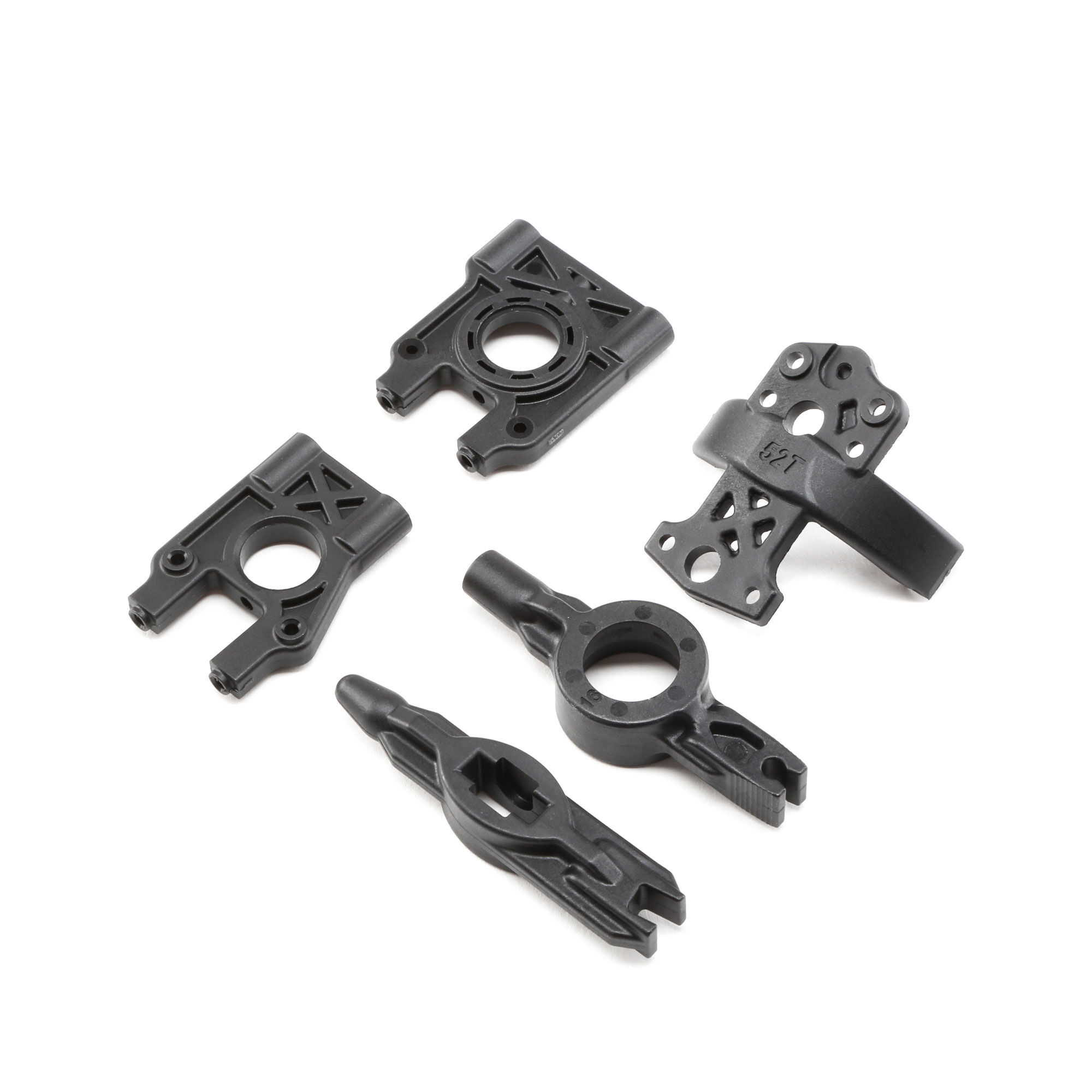 Losi Center Differential Mount & Brace Set: 8B 2.0
