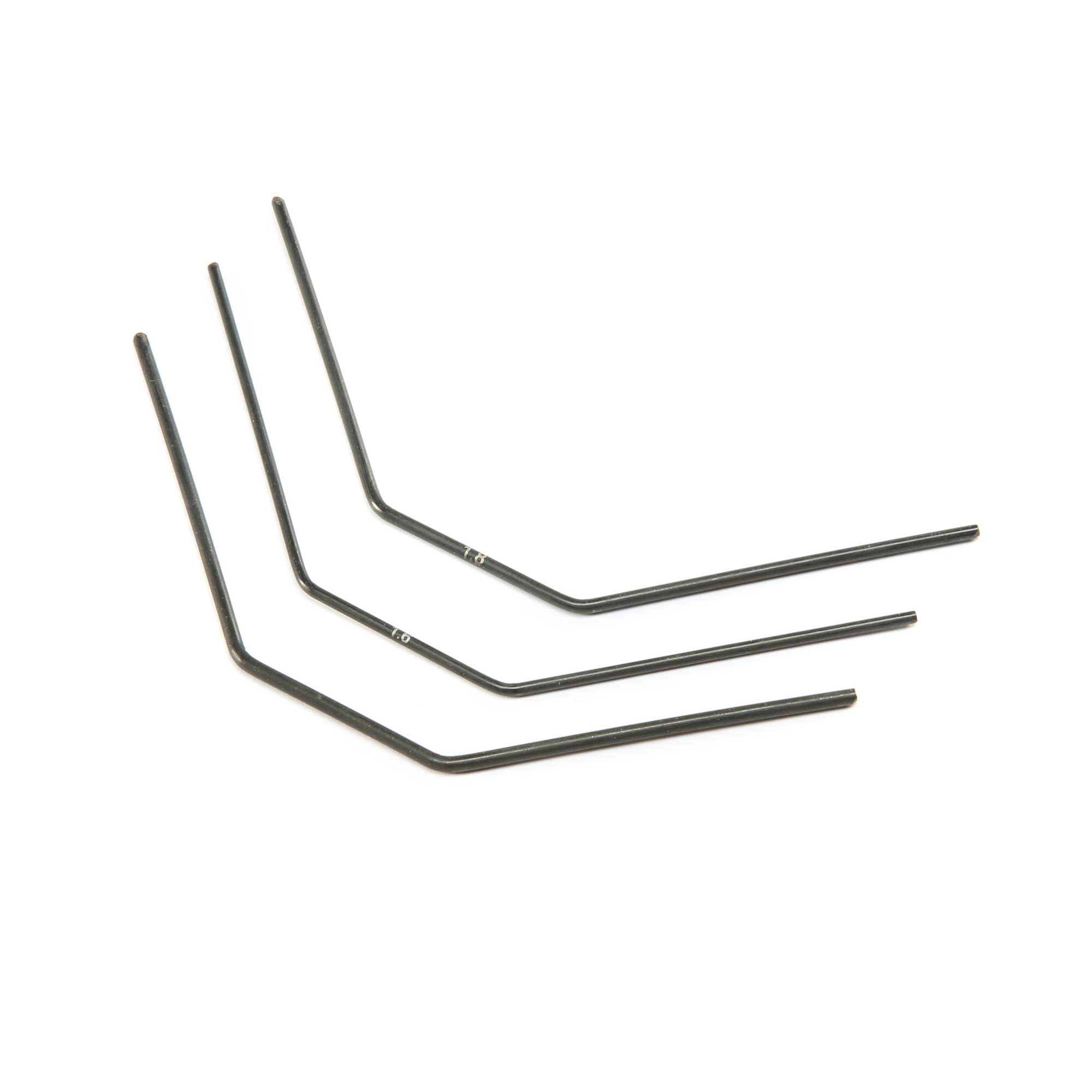 Team Losi Racing Sway Bar Set 1.6 1.8 2.0mm (3): 22X-4