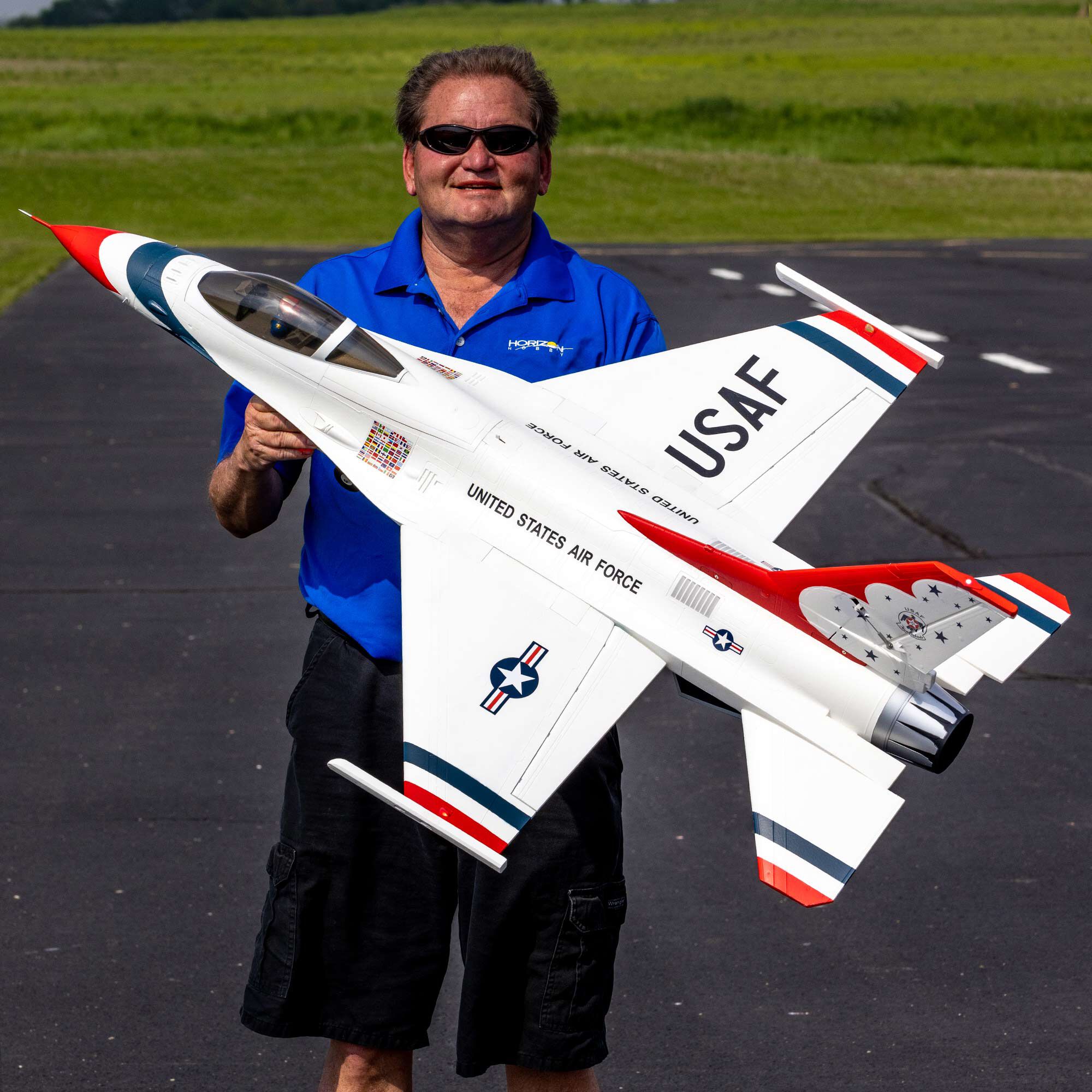 E-flite F-16 Thunderbirds 80mm EDF BNF Basic with AS3X and SAFE Select