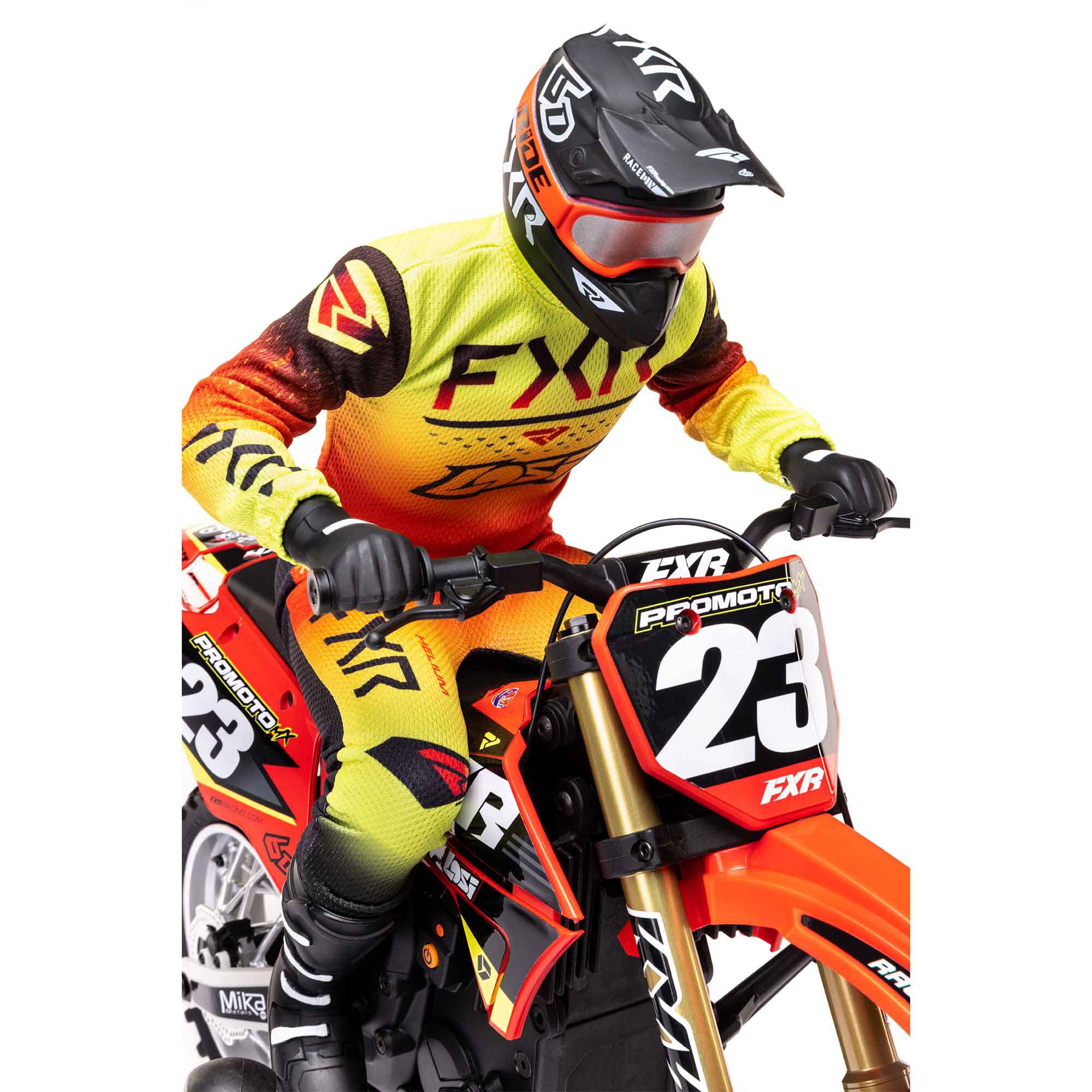 Losi 1/4 Promoto-MX FXR 2S RTR Brushless Motorcycle, Red