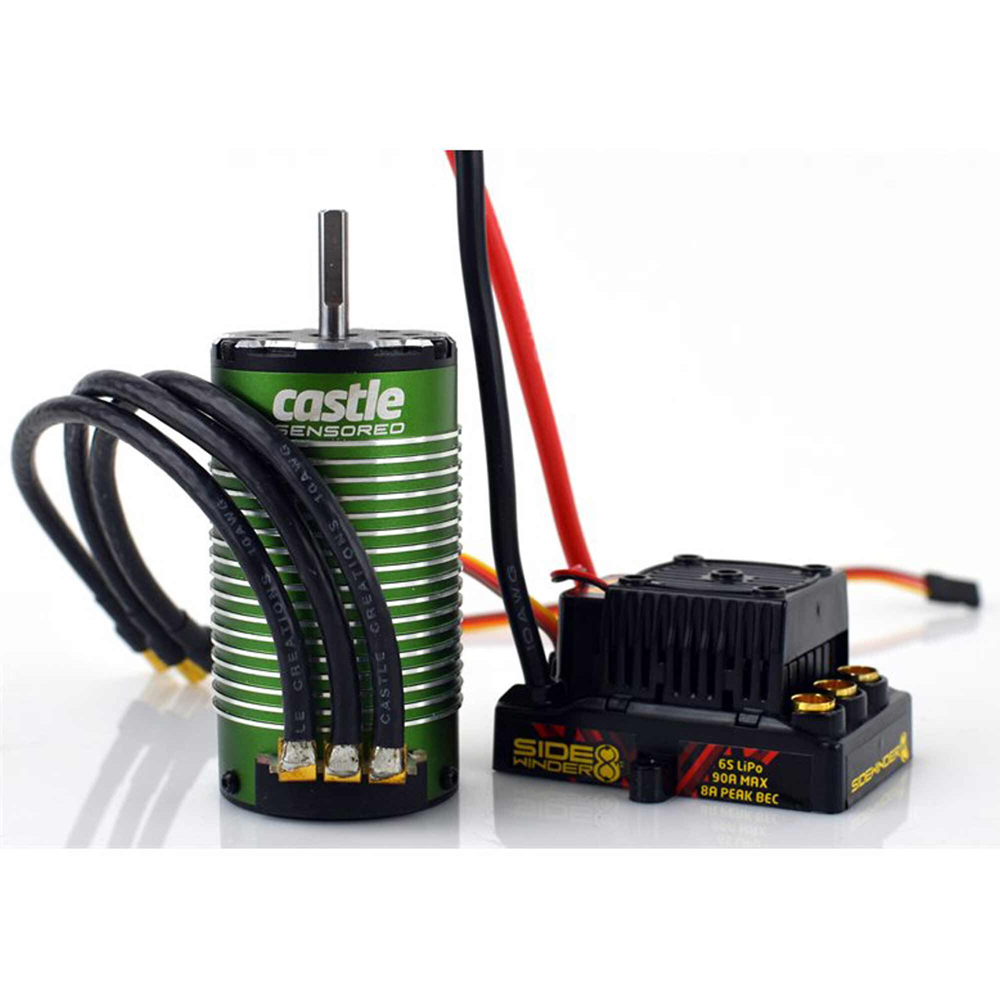 Castle Creations 1/8 Sidewinder ESC / 2200Kv V2 Motor Combo