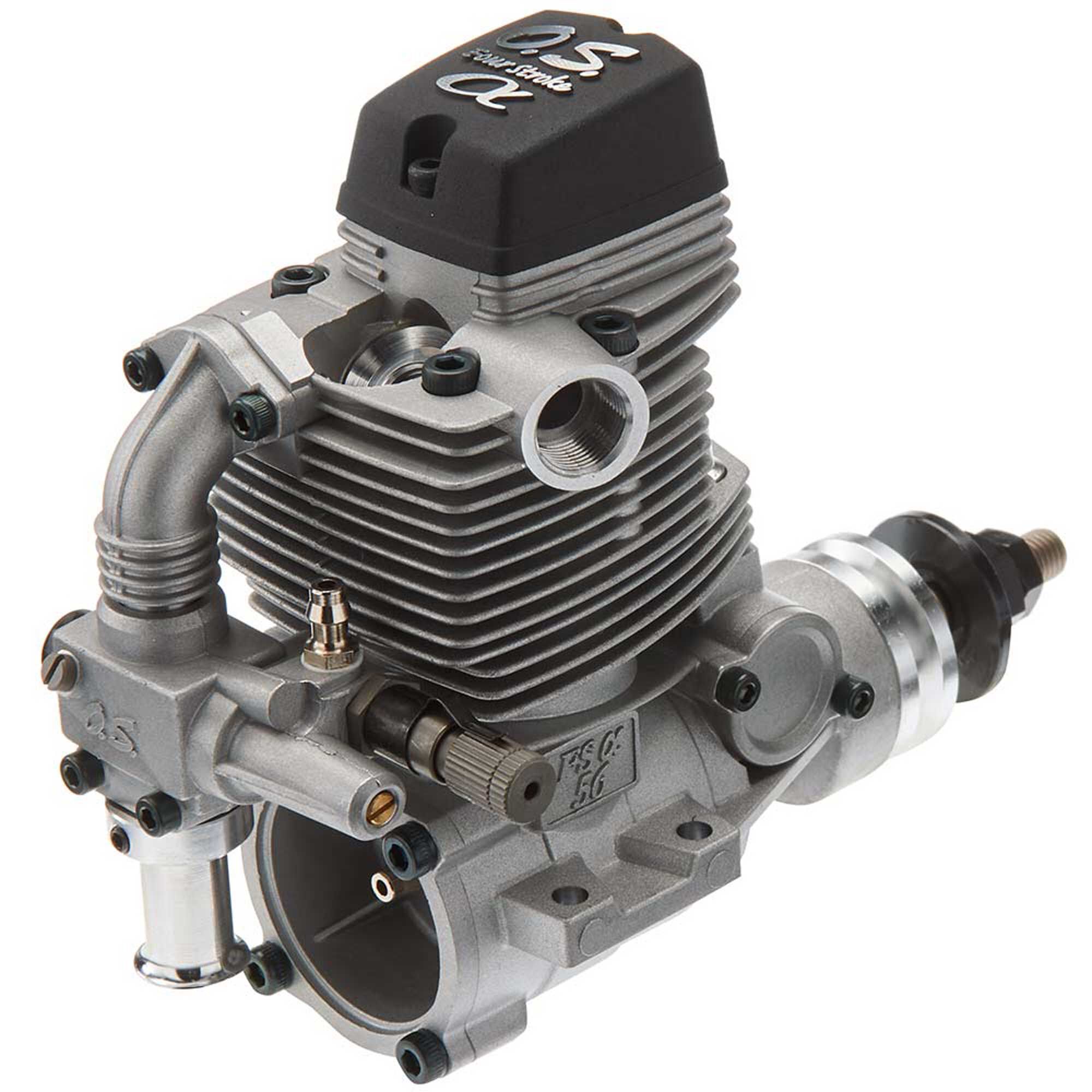 OS Engines FSa-56II Airplane Engine with F-4040 Silencer