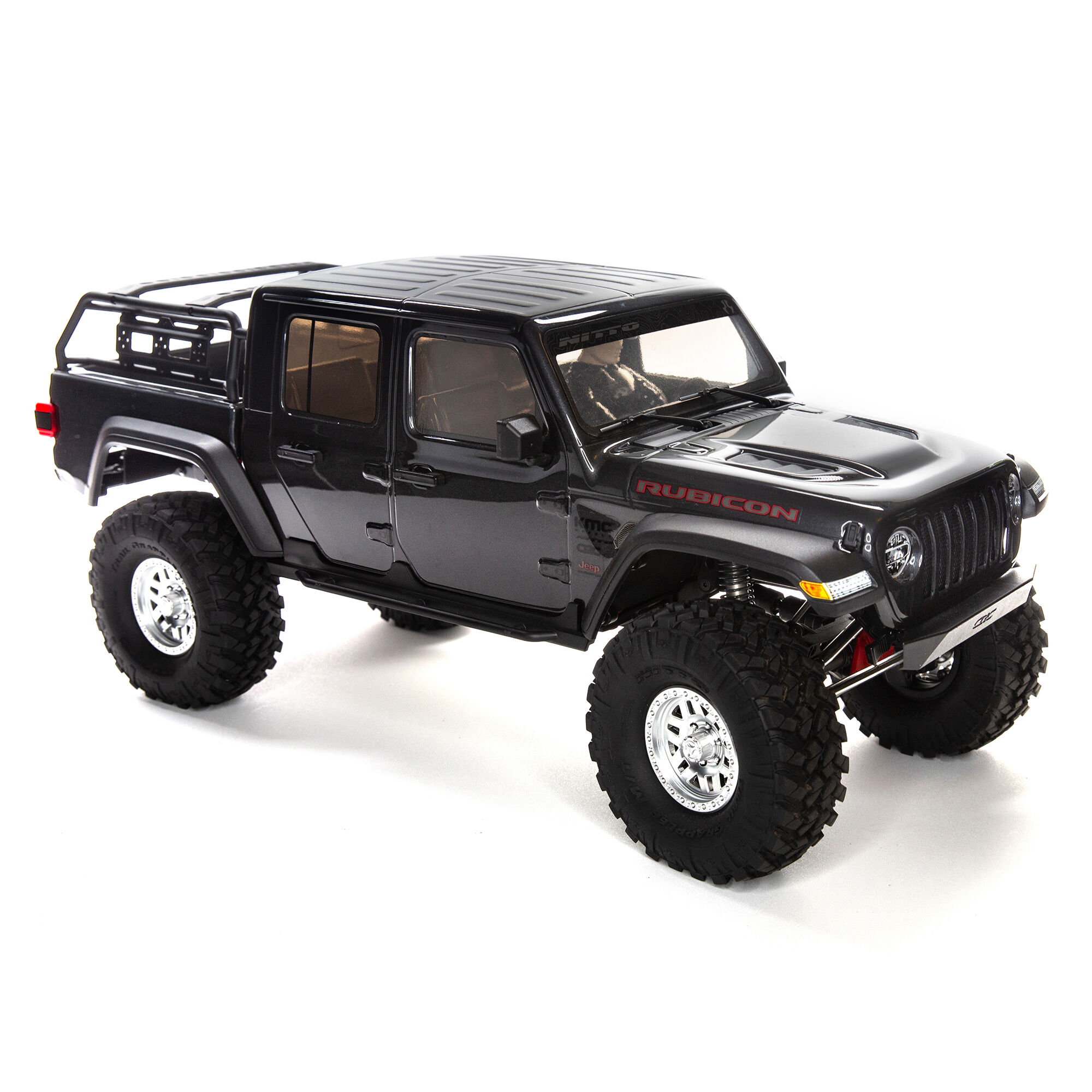 Axial 1/10 SCX10 III Jeep JT Gladiator 4X4 RTR Brushed Rock Crawler, Gray