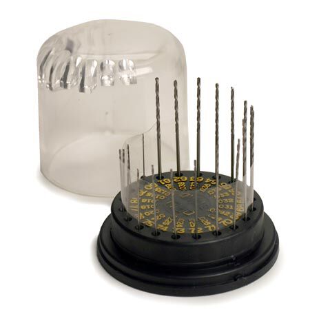 Excel Hobby Blade Corp Drill Bit Assorted, #61-80 (20), Plastic Stand