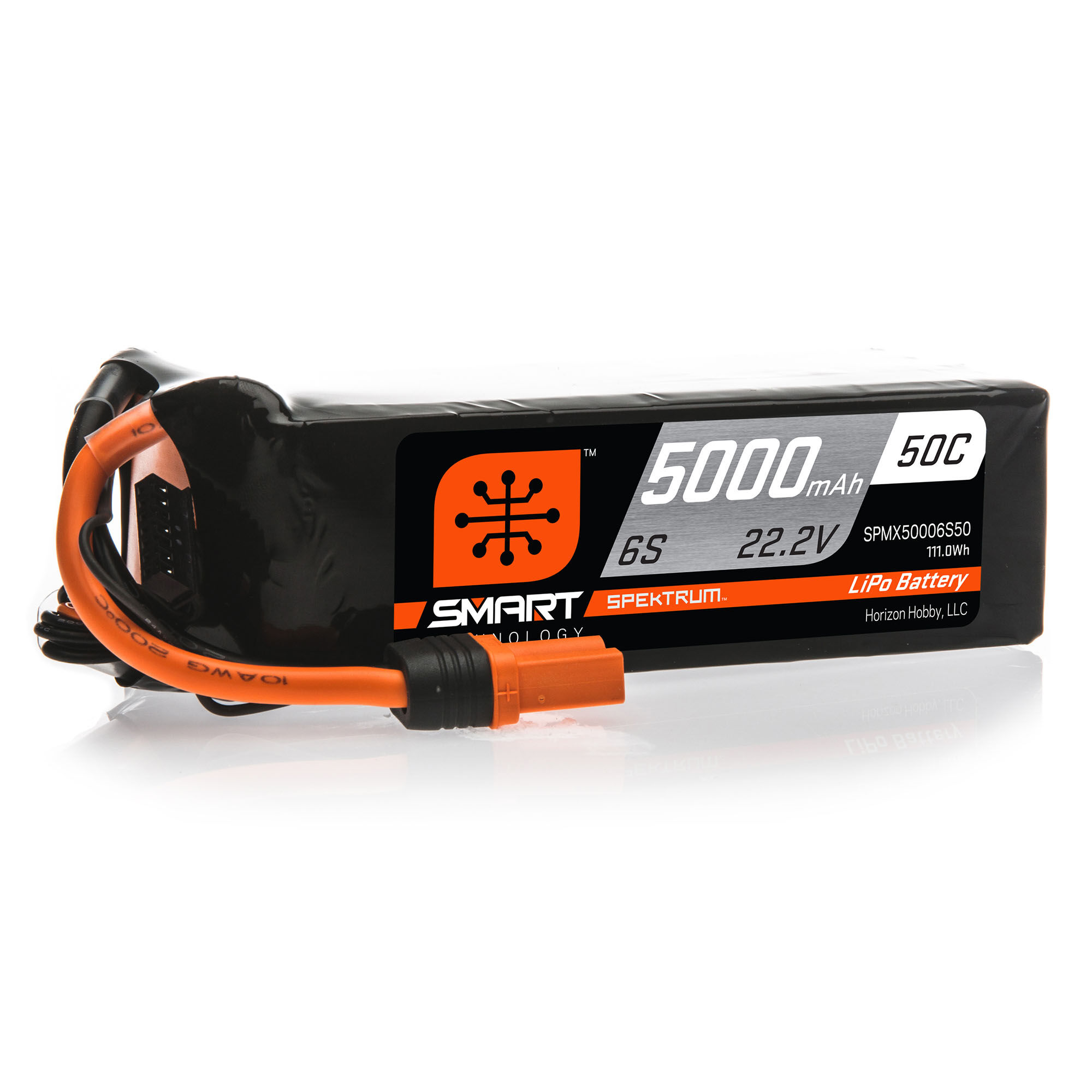 Spektrum Accessories 22.2V 5000mAh 6S 50C Smart LiPo Battery: IC5