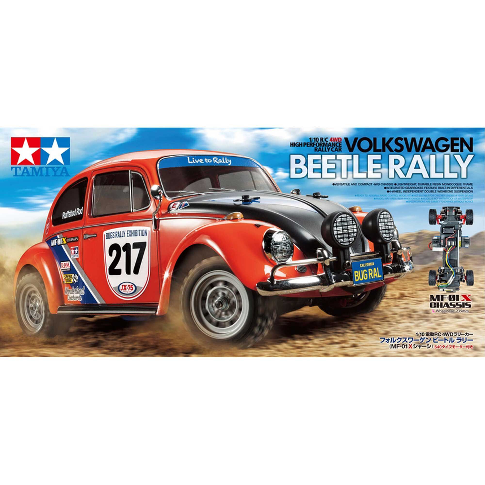 Tamiya 1/10 Volkswagen Beetle Rally 4WD MF-01X Kit