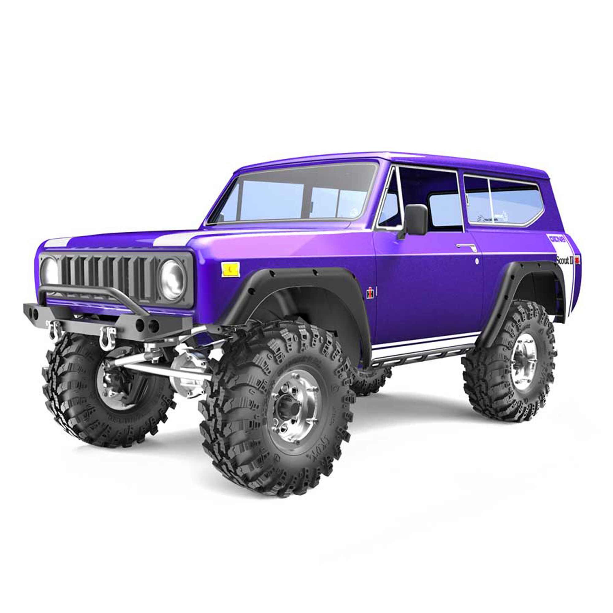 Redcat Racing 1/10 Gen8 V2 International Harvester Scout II Brushed 4X4 Crawler RTR, Purple