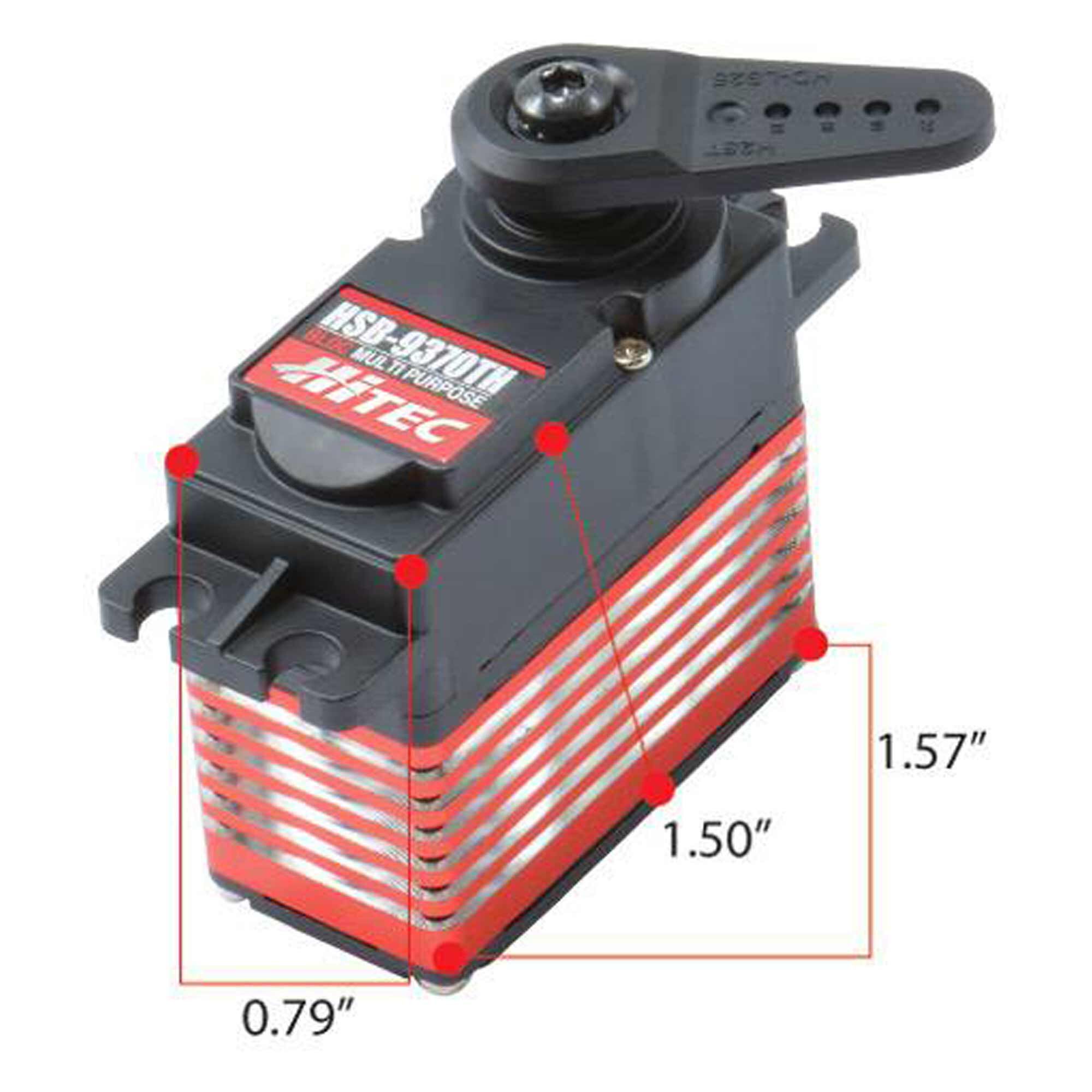 Hitec RCD Inc. HSB-9370TH Brushless Titanium Gear Servo