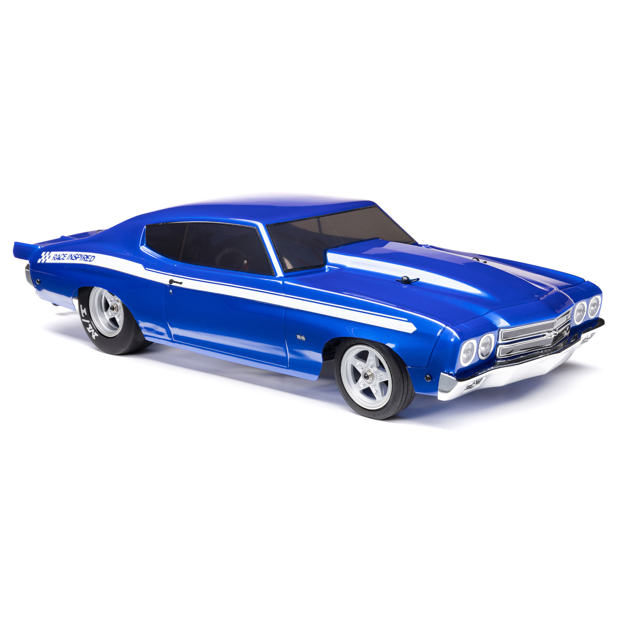 Losi 1/16 Mini 1970 Chevy Chevelle 2S 2WD RTR Brushless No Prep Drag Car (Battery & Charger Included), Blue