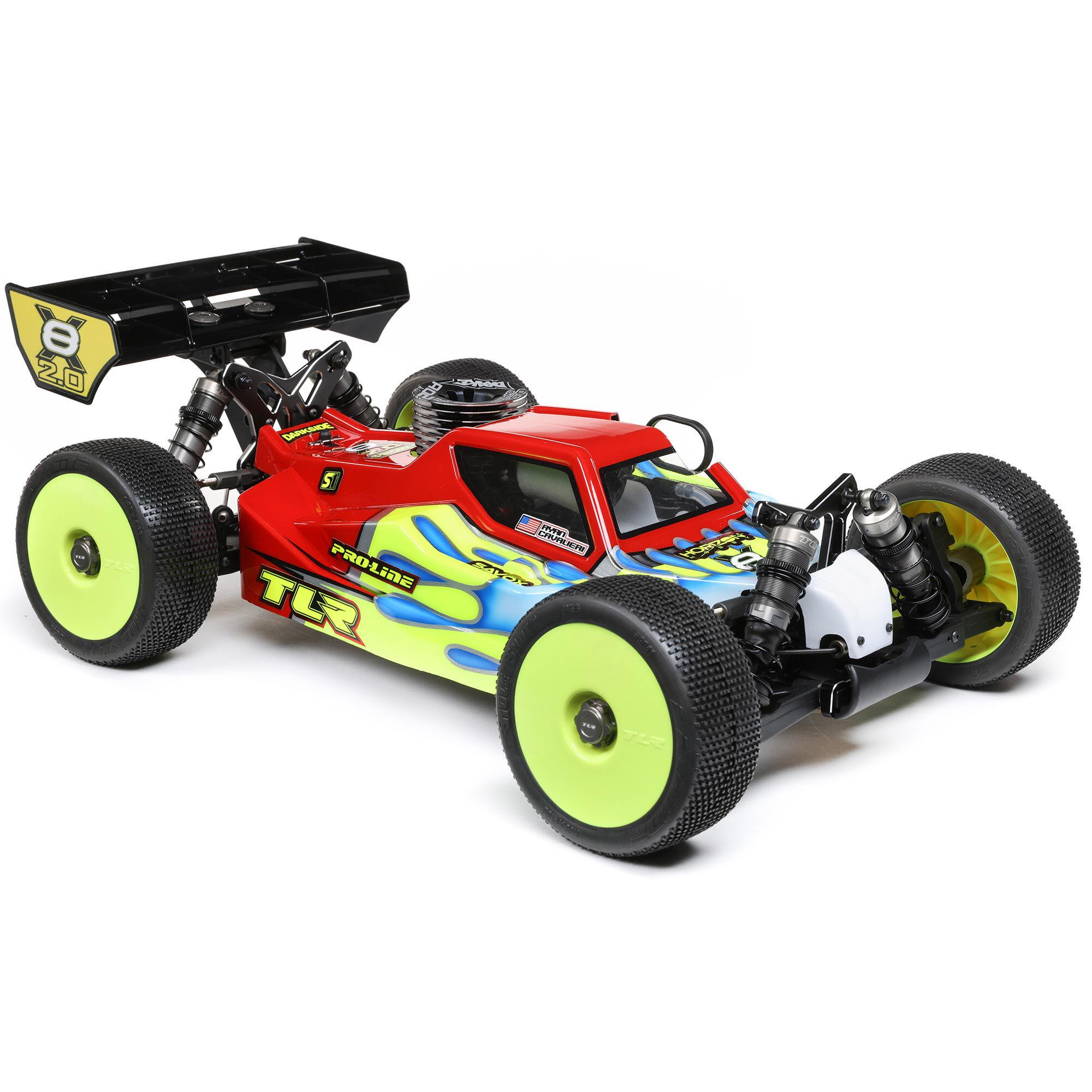 Team Losi Racing 1/8 8IGHT-X/E 2.0 Combo 4X4 Nitro/Electric Race Buggy Kit