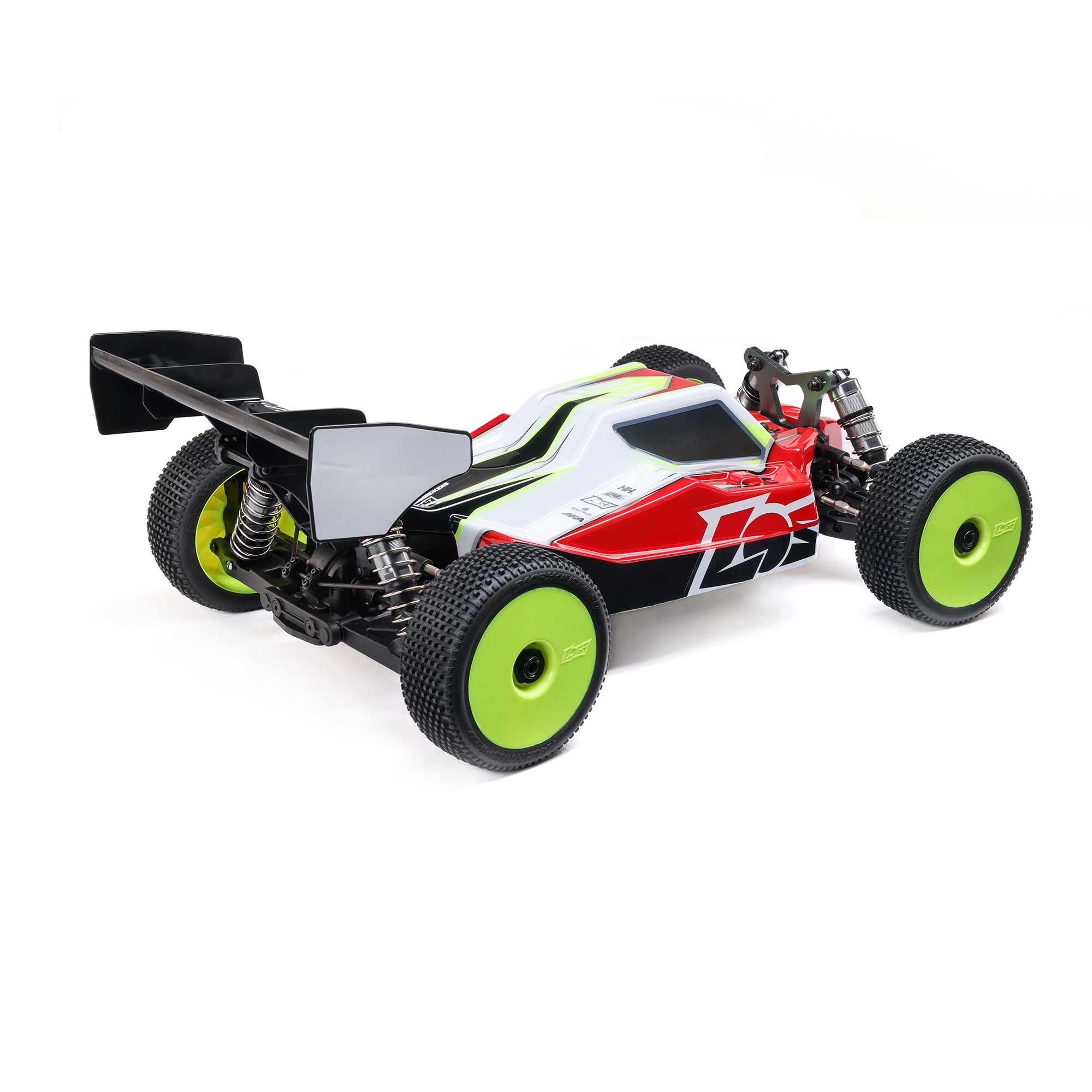 Losi 1/8 8IGHT-XE 4S 4X4 RTR Brushless Race Buggy, Clear