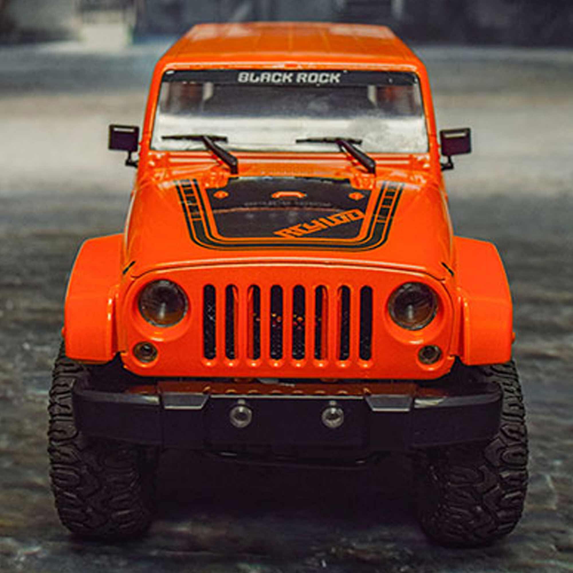 RC4WD 1/18 Gelande II 4WD with Black Rock Body Set RTR, Orange