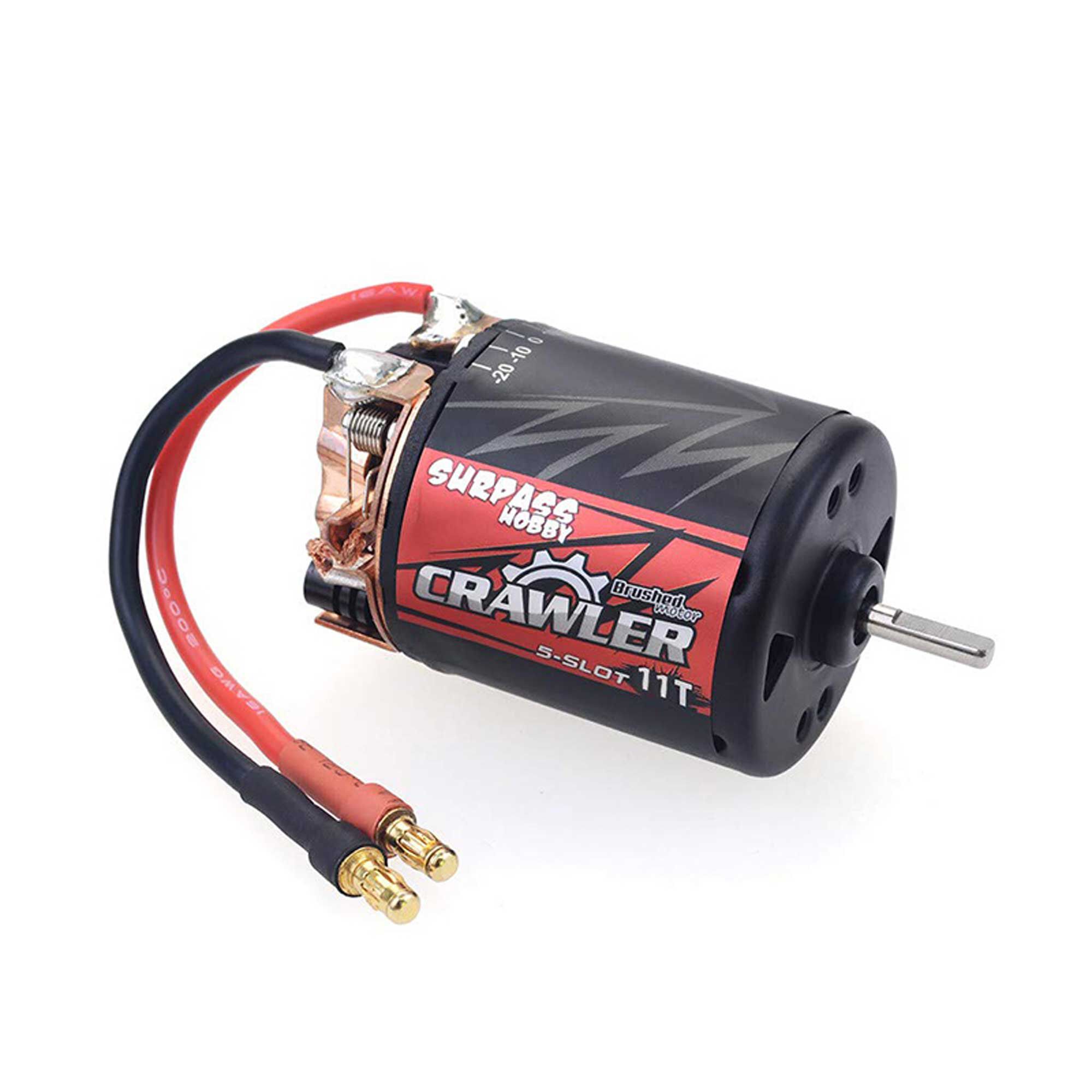 Integy 5-Slot Stator 11 Turn 540 Size Brushed Motor: Crawlers