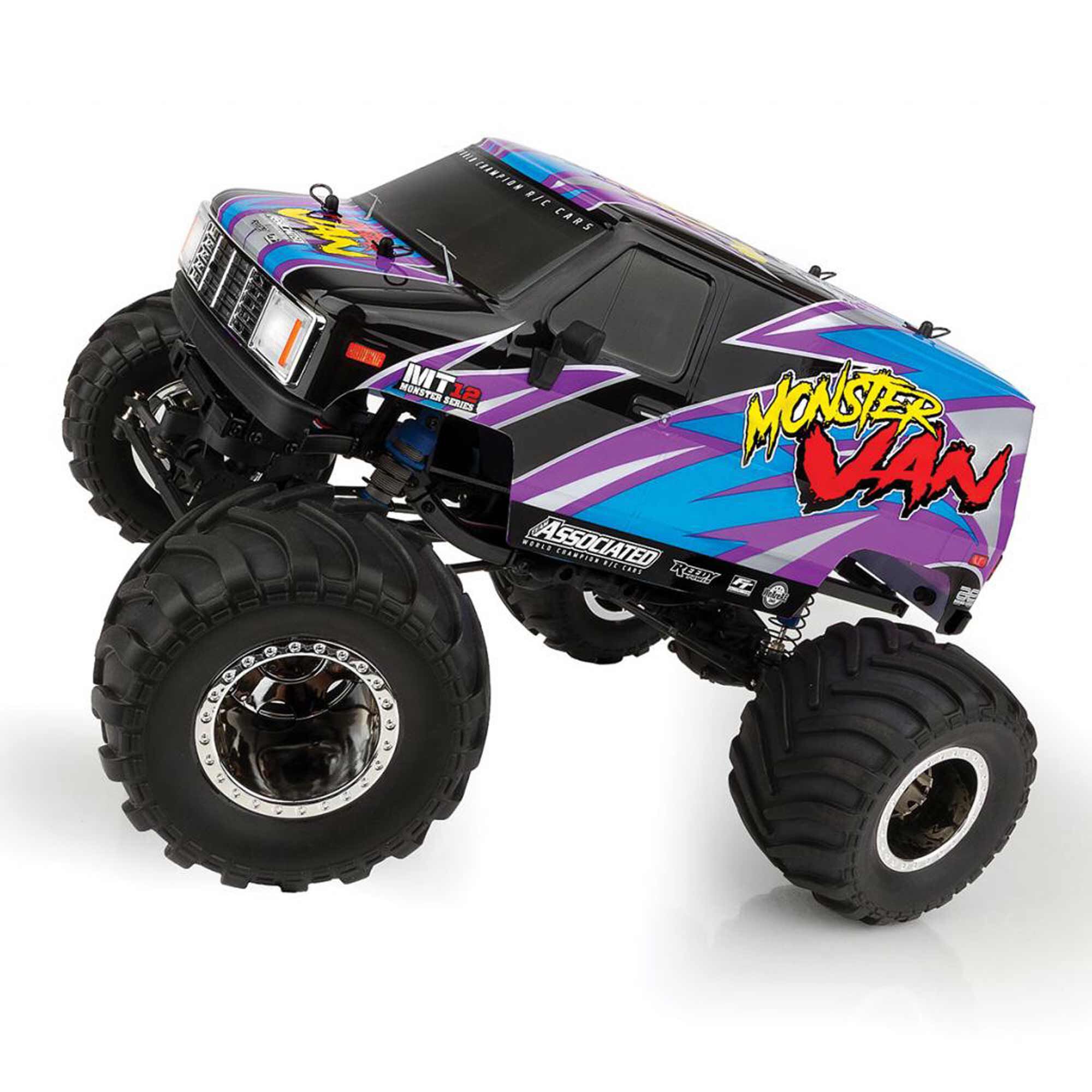Team Associated 1/12 MT12 4x4 Monster Van RTR, LiPo Combo