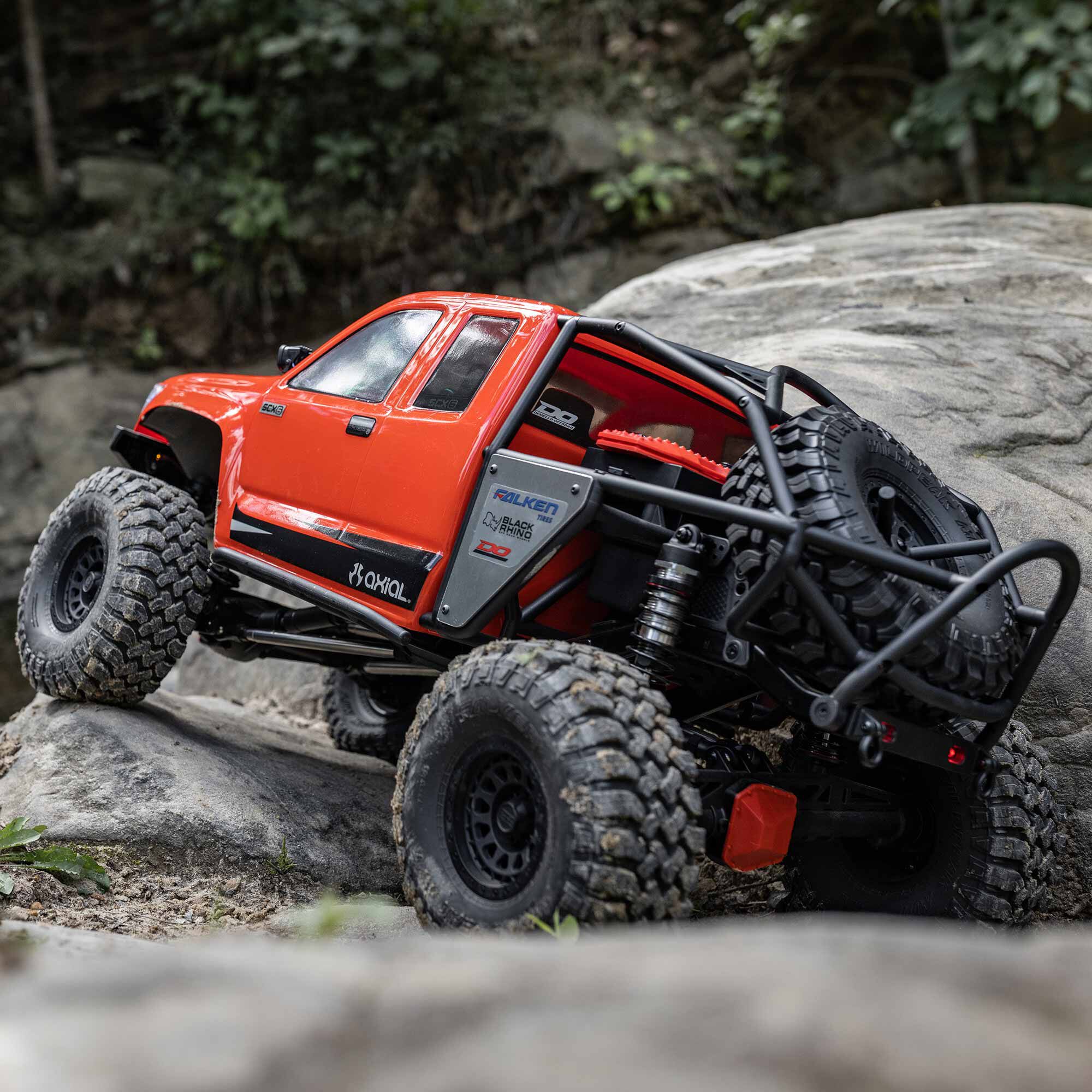 Axial 1/6 SCX6 Trail Honcho 4X4 RTR Brushed Rock Crawler, Red