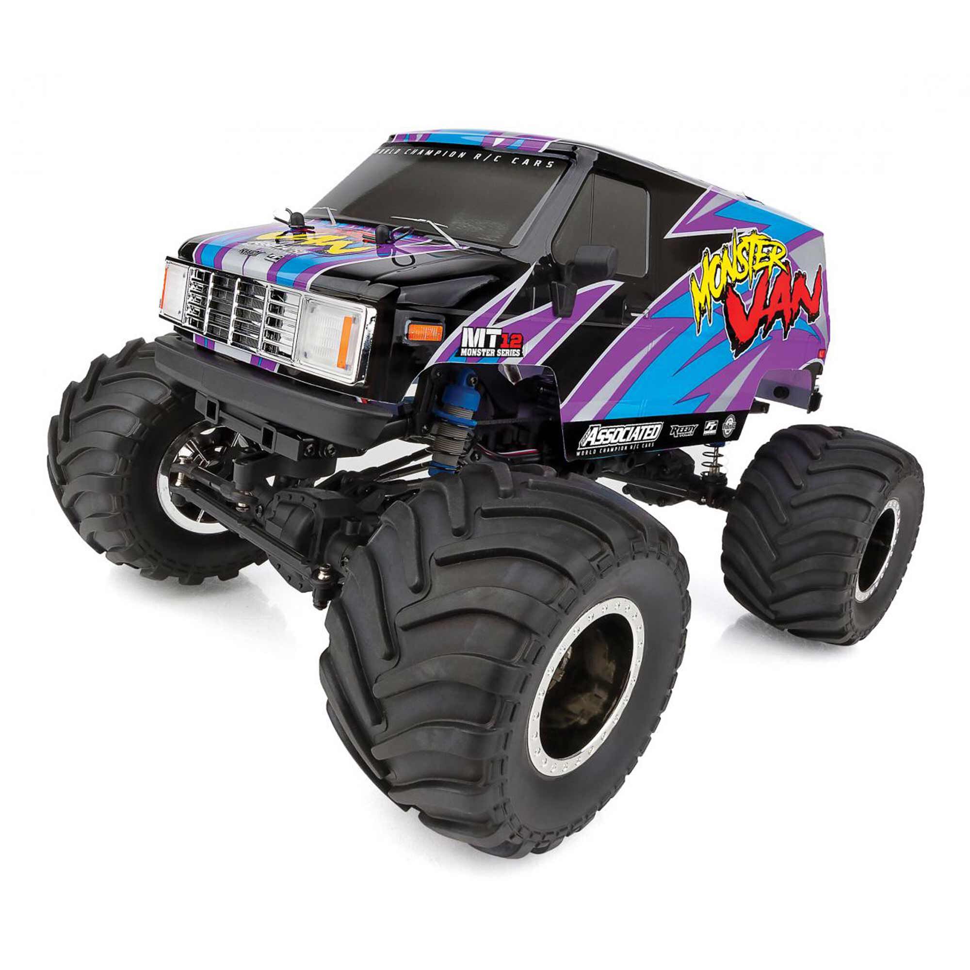 Team Associated 1/12 MT12 4x4 Monster Van RTR, LiPo Combo