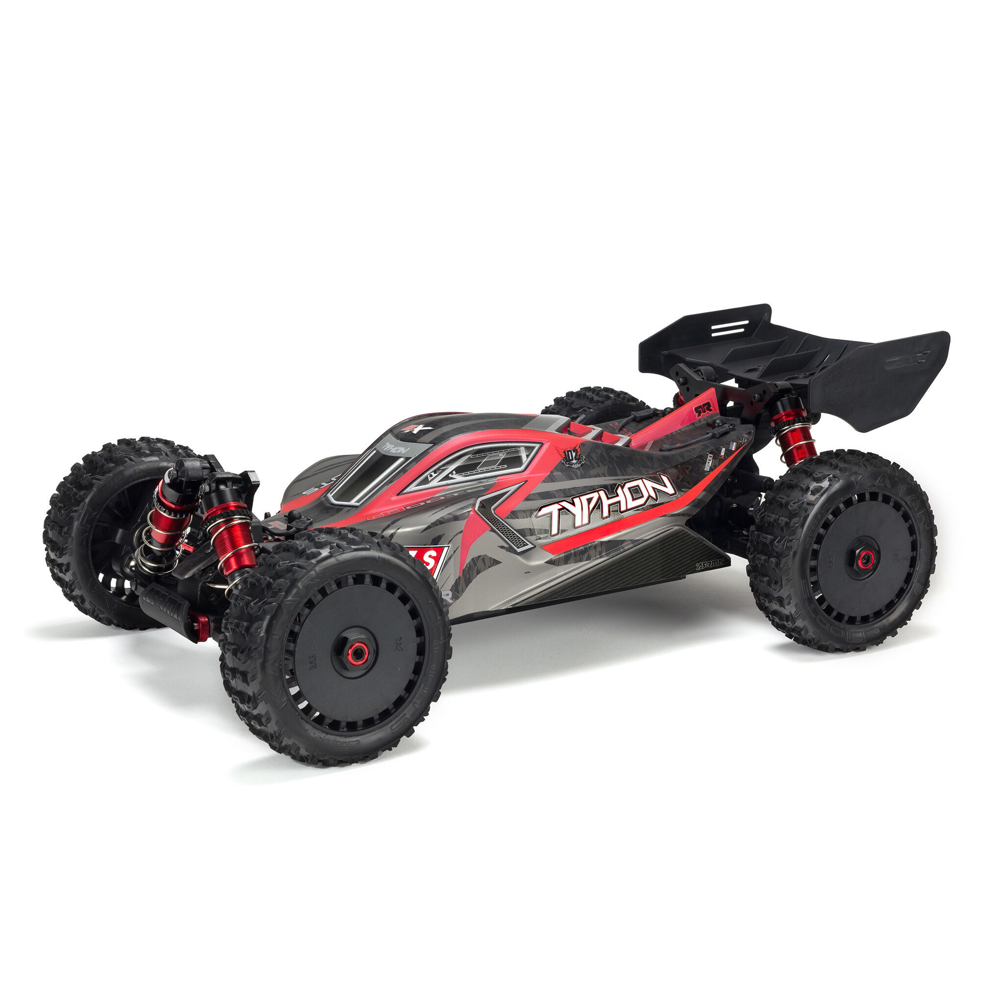 ARRMA 1/8 TYPHON 6S 4X4 RTR Brushless Buggy, Black